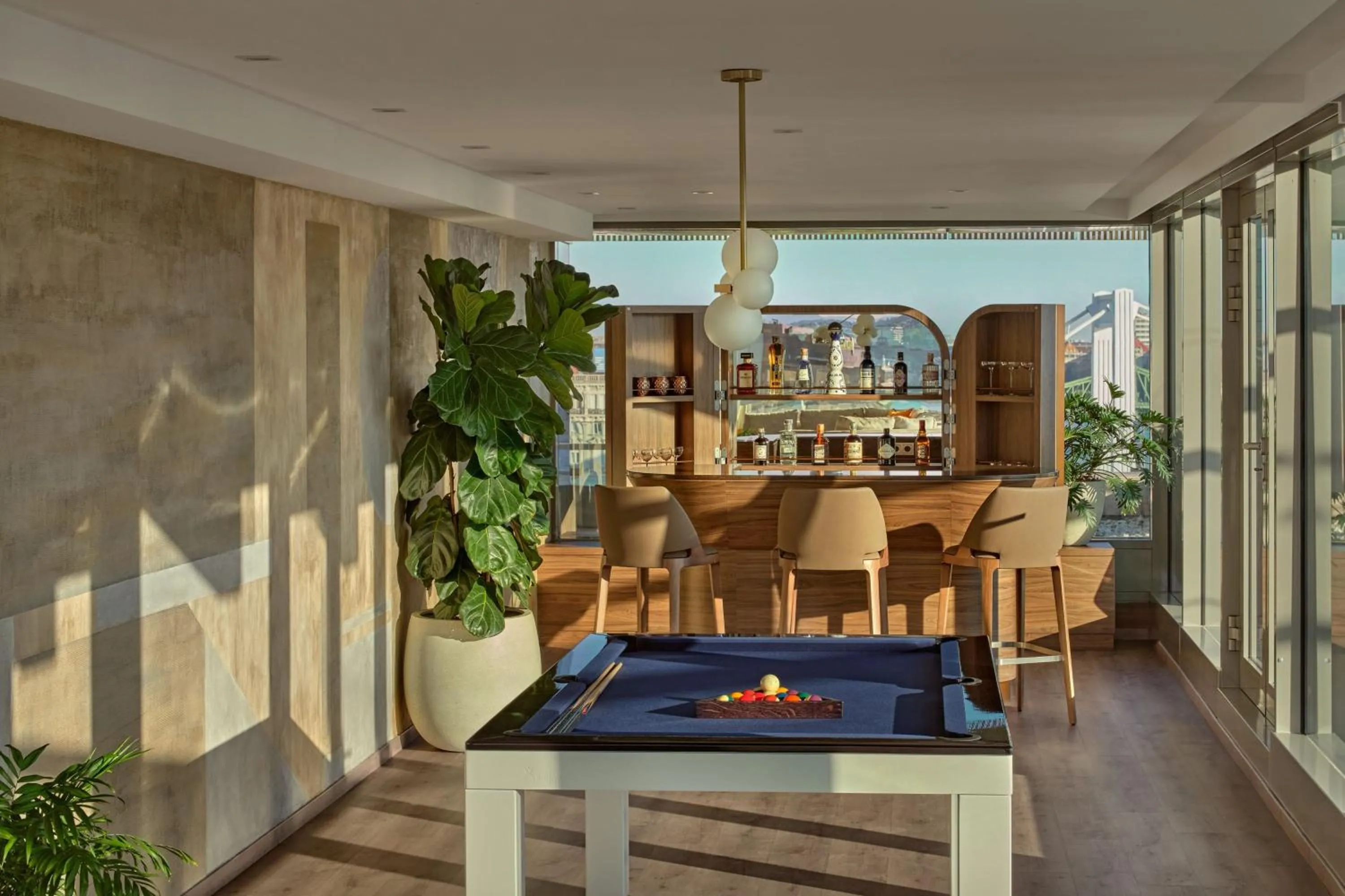 Living room in Budapest Marriott Hotel