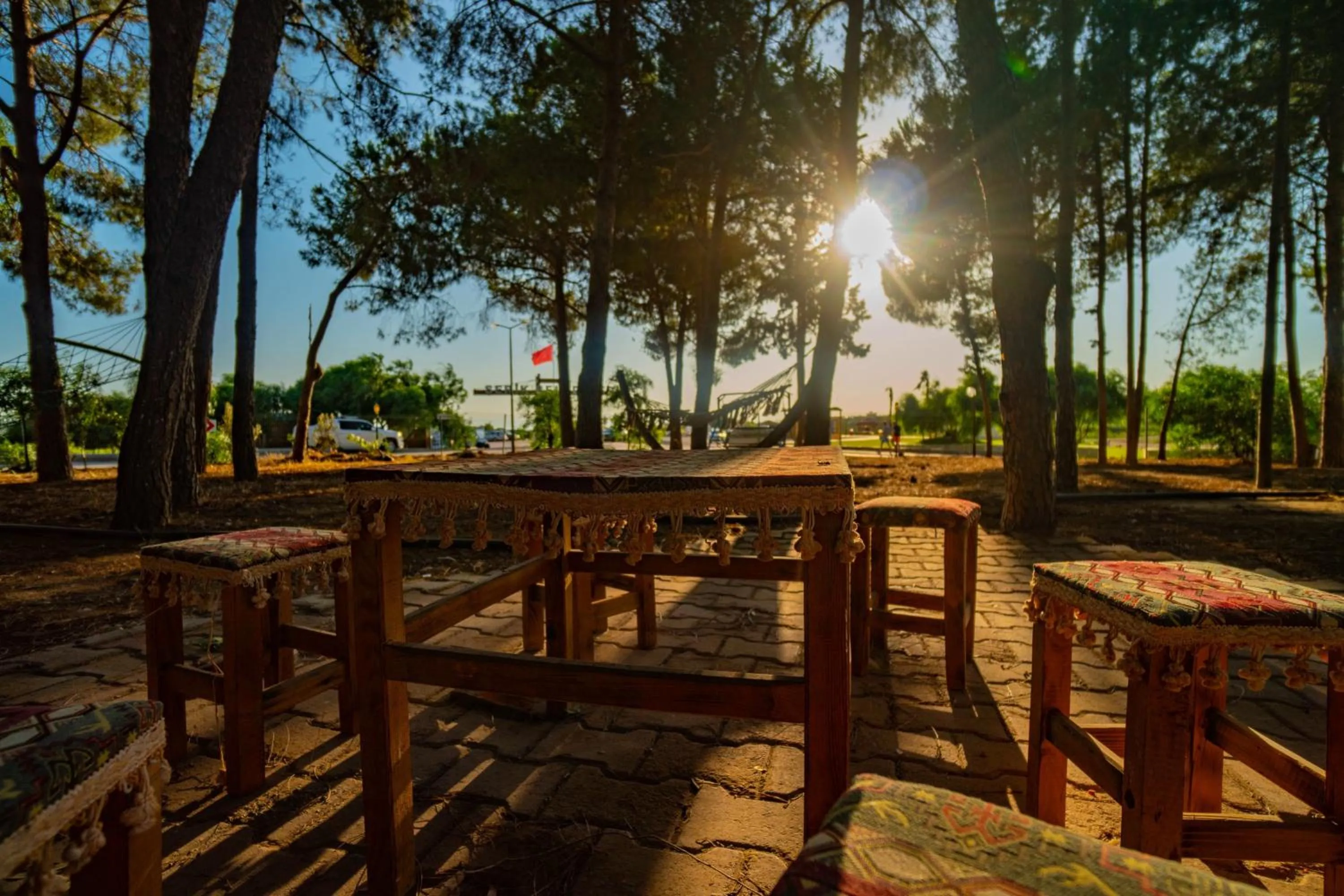 Patio in Prenses Sealine Beach Hotel