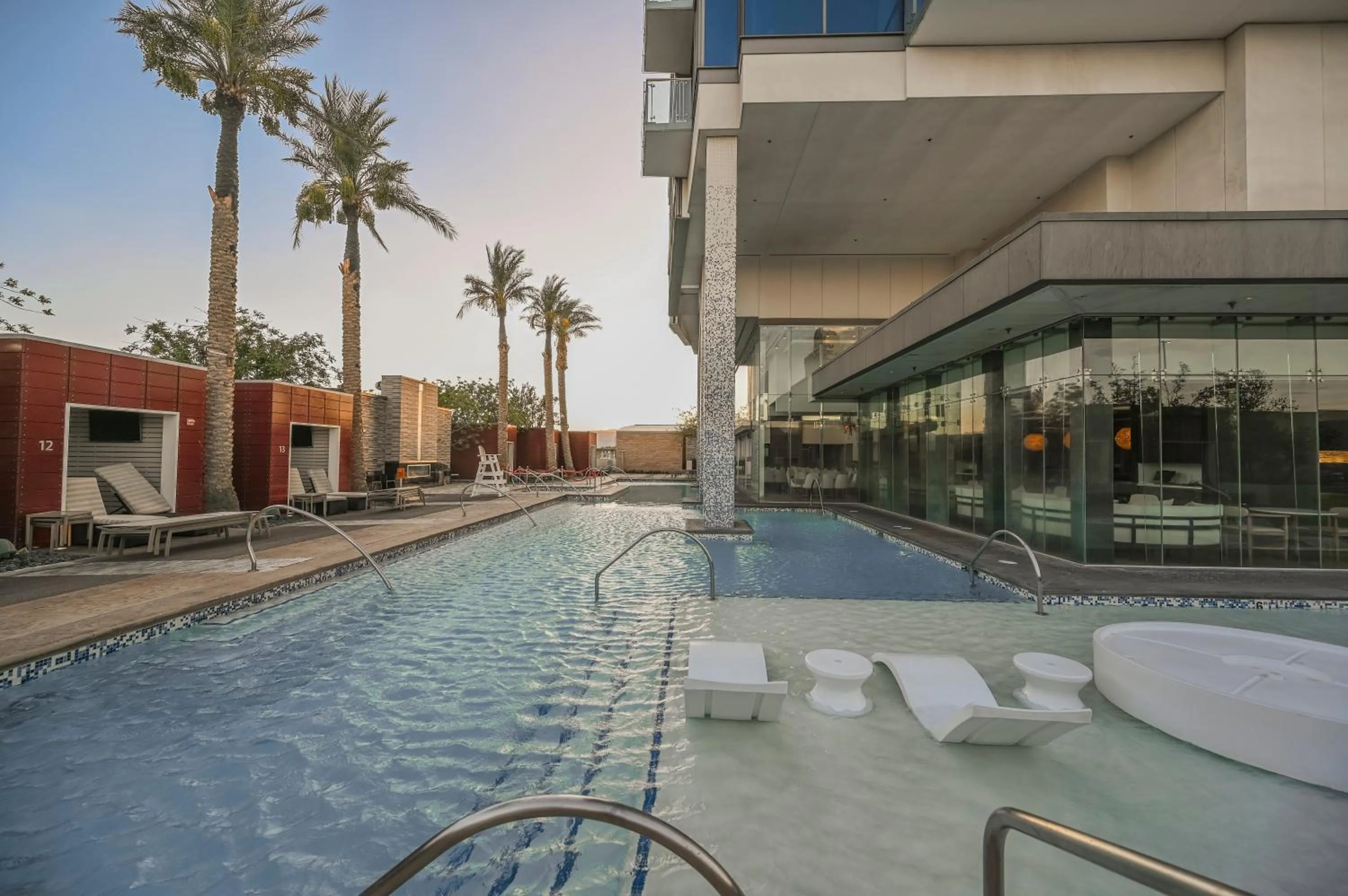 Swimming pool in StripViewSuites at Palms Place