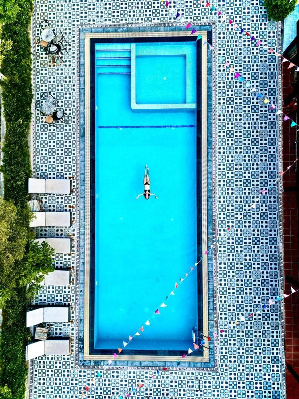 Pool view in Damnak Borey Resort