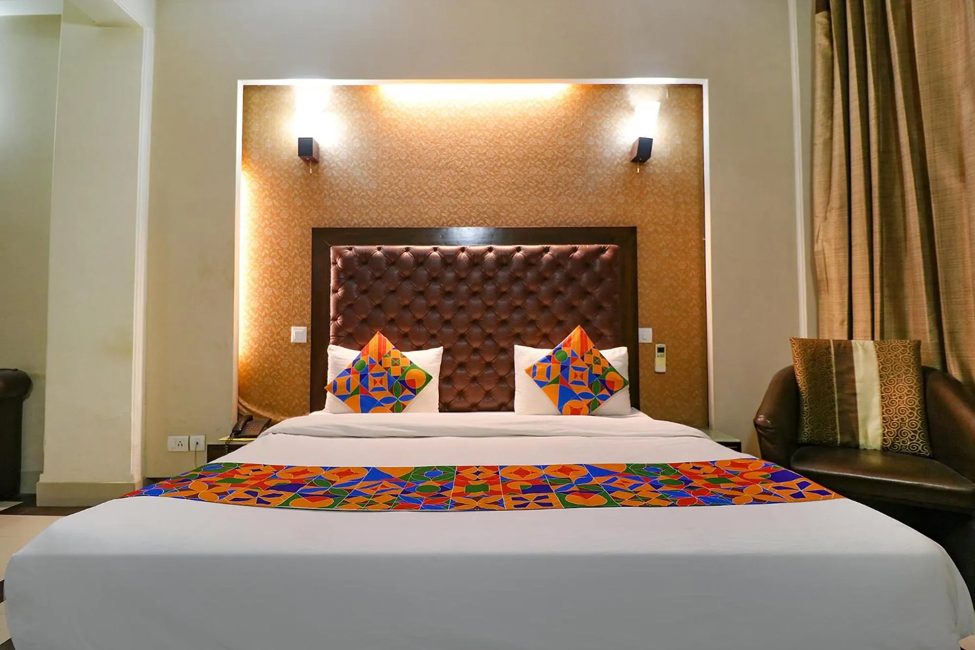 Bed in FabExpress Llyod Residency