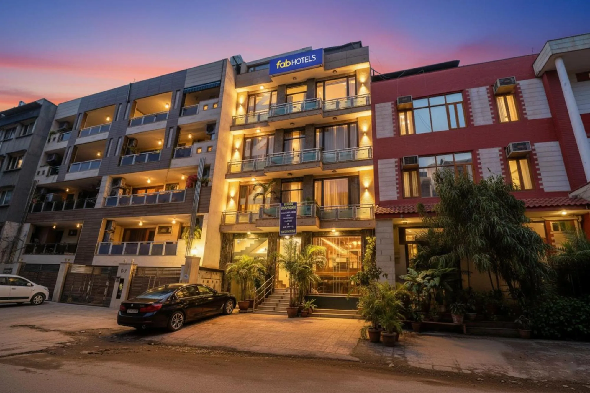 Facade/entrance in Via Happy Residency