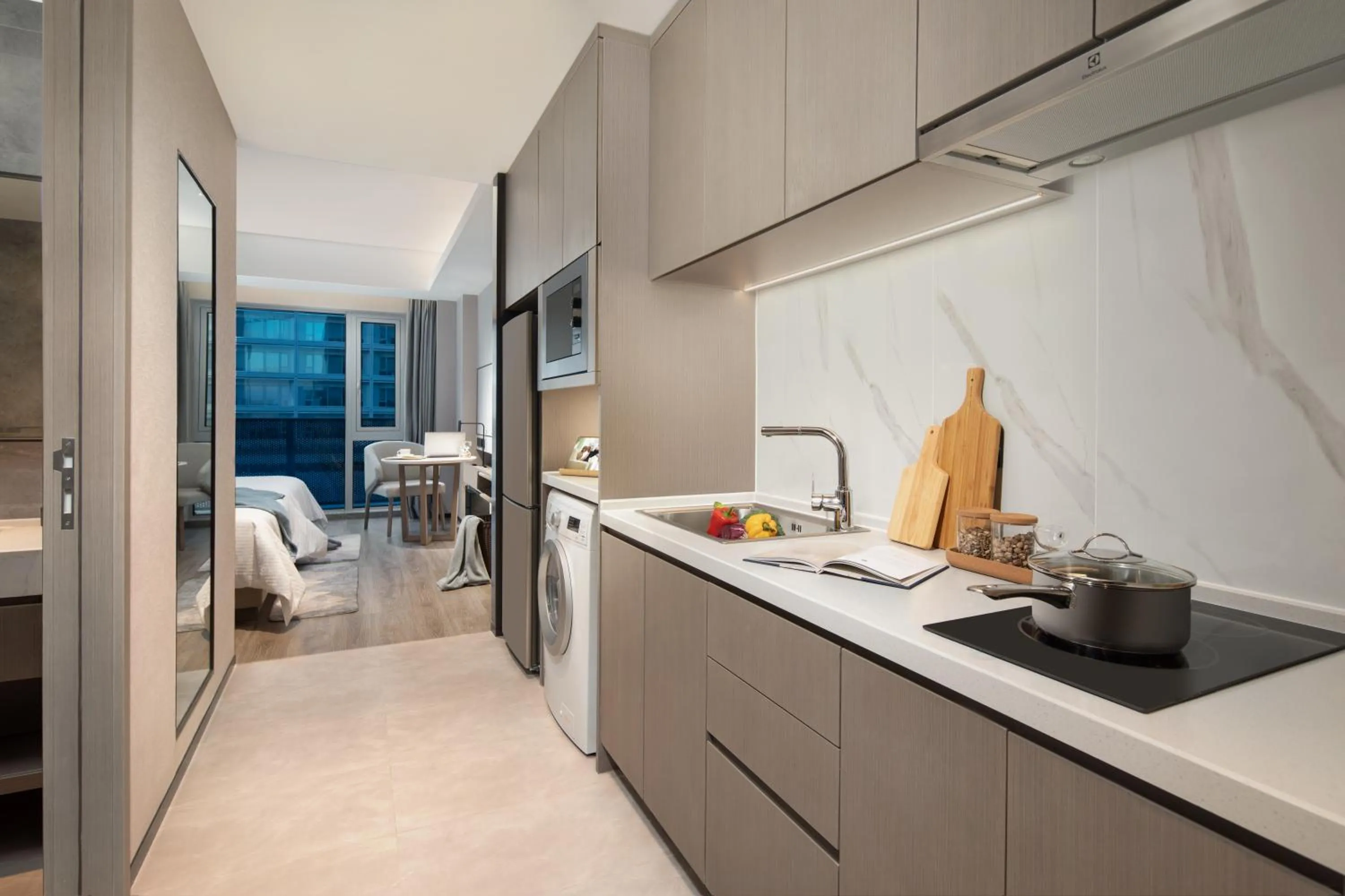 Kitchen or kitchenette in Somerset Daxing Beijing