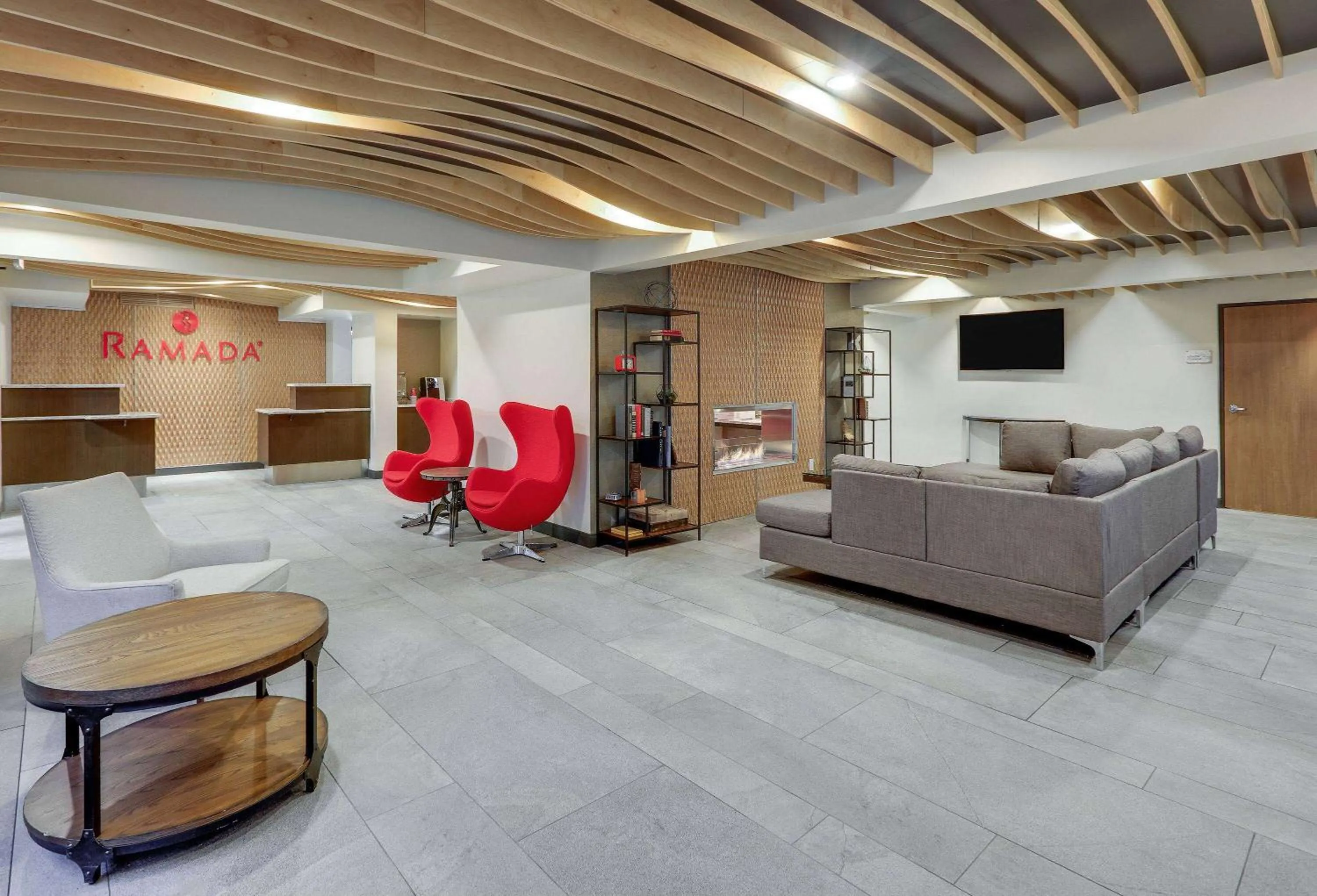 Lobby or reception in Ramada by Wyndham Austin South
