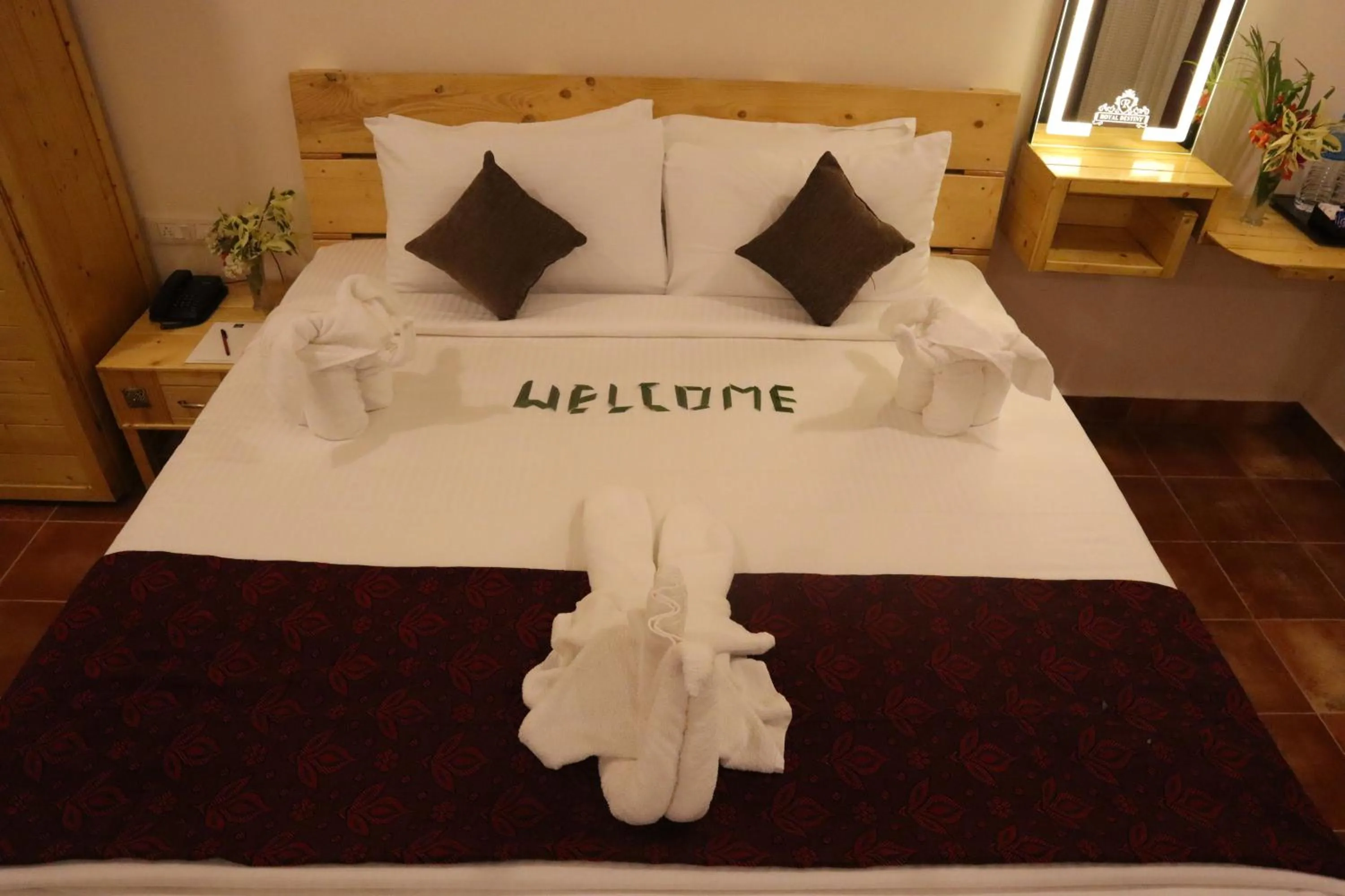 Bed in Royal Destiny Resort