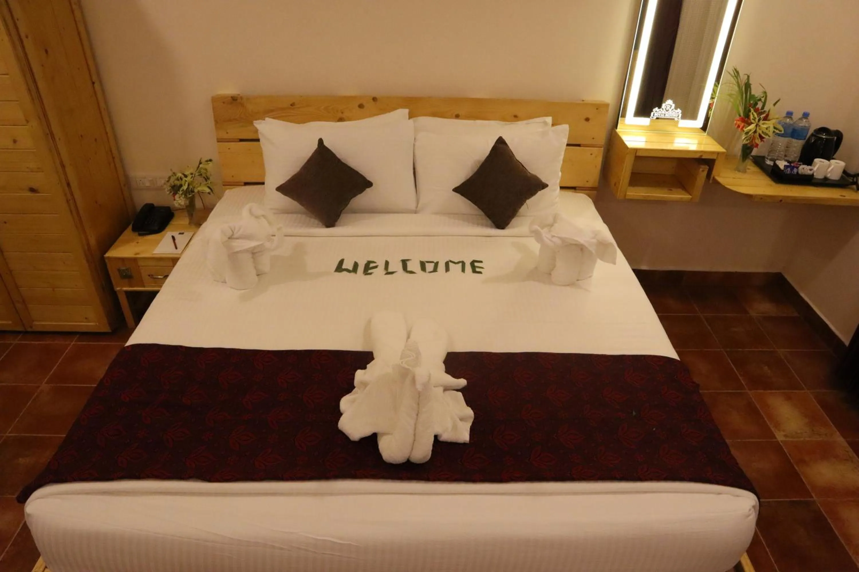 Bed in Royal Destiny Resort