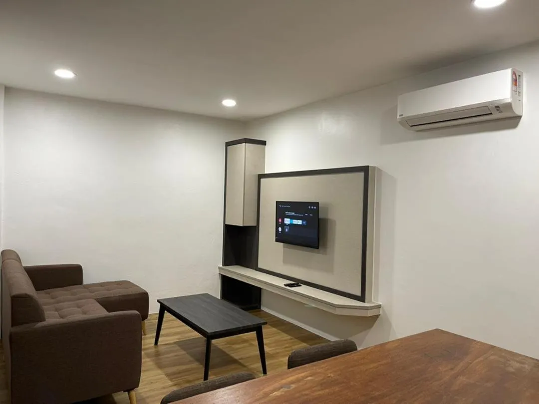 Living room in CA Homestay