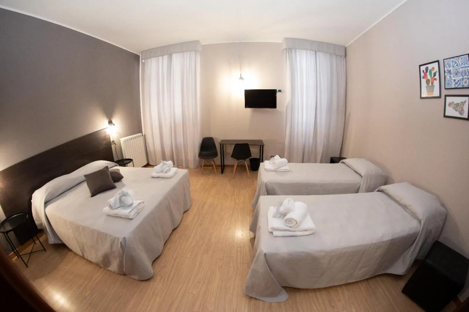 Bed in Hotel Marconi