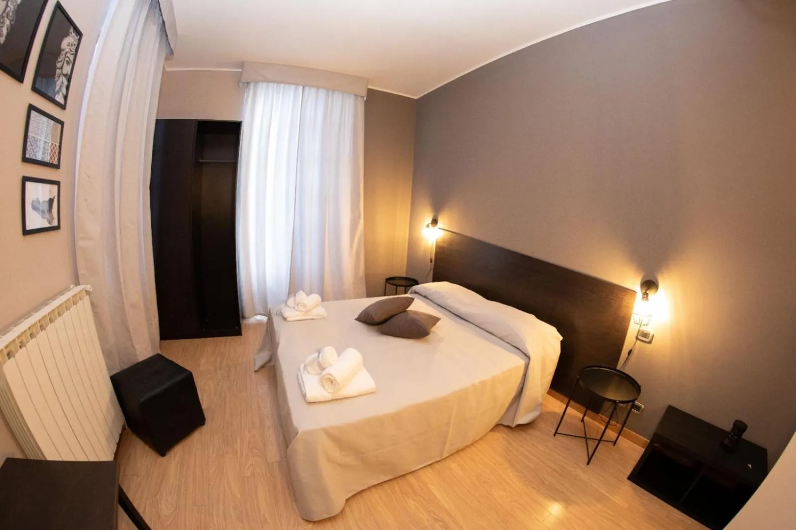 Bed in Hotel Marconi