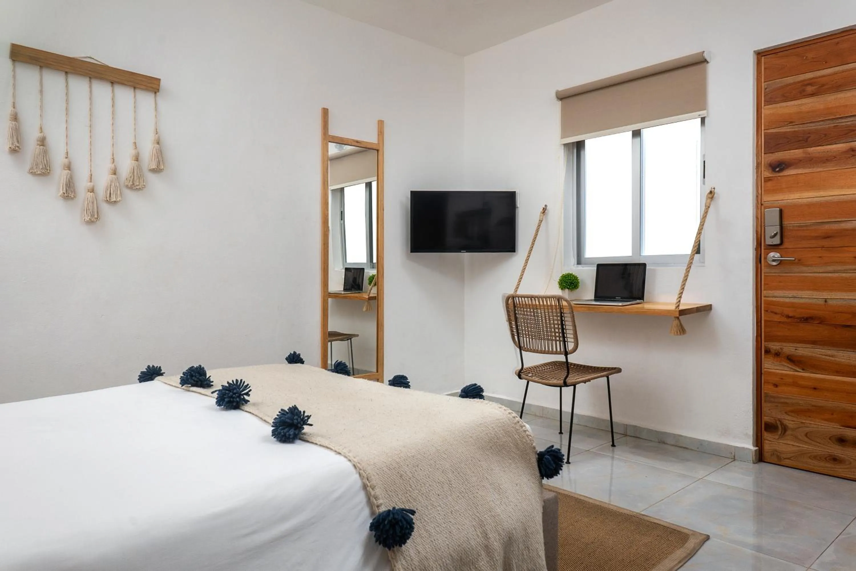 Bed in Verandah Studios