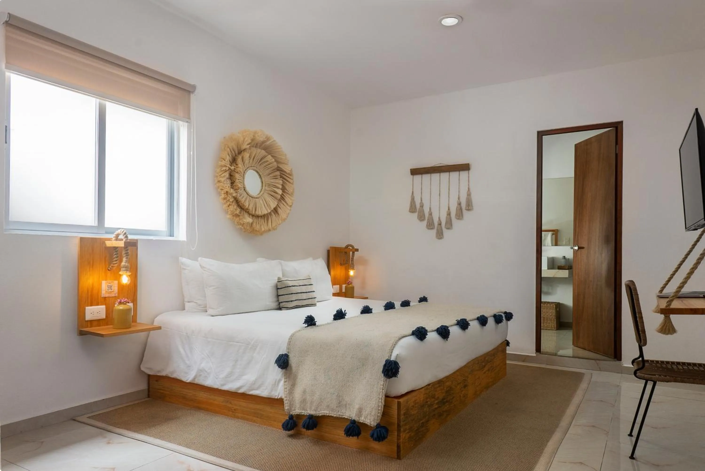 Bed in Verandah Studios