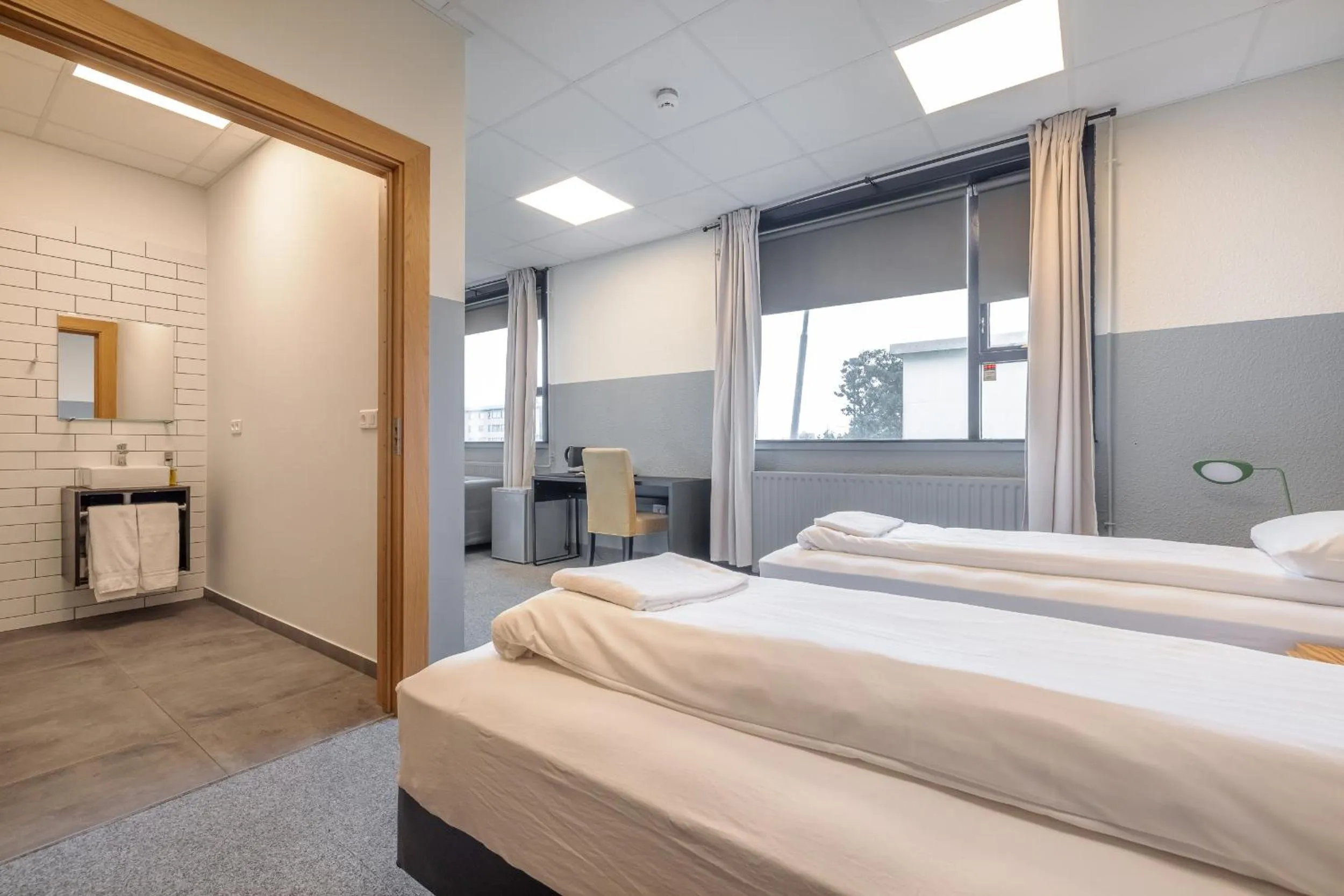 Bed in ABC Hotel by Reykjavik Keflavik Airport