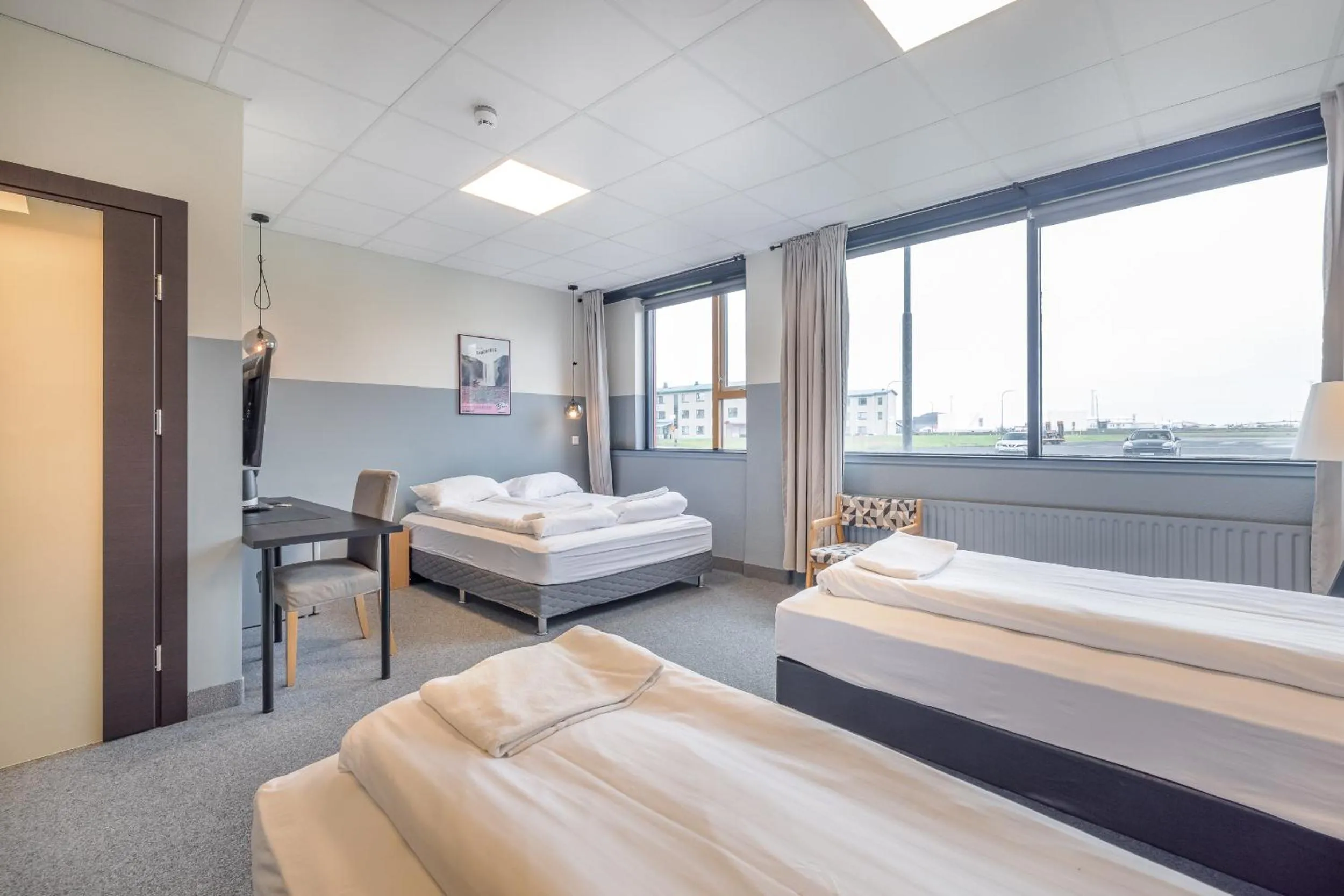 Bed in ABC Hotel by Reykjavik Keflavik Airport