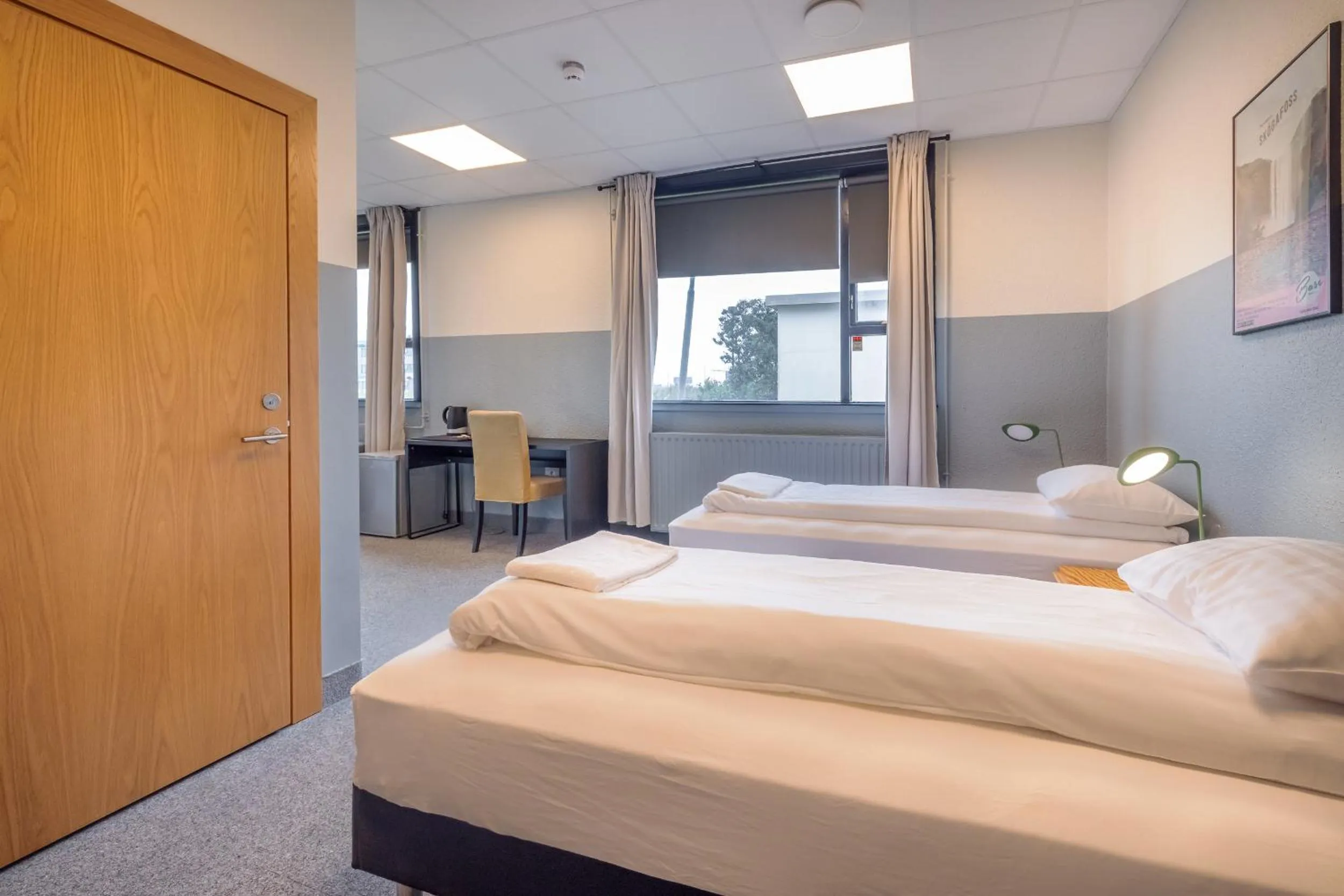 Bed in ABC Hotel by Reykjavik Keflavik Airport