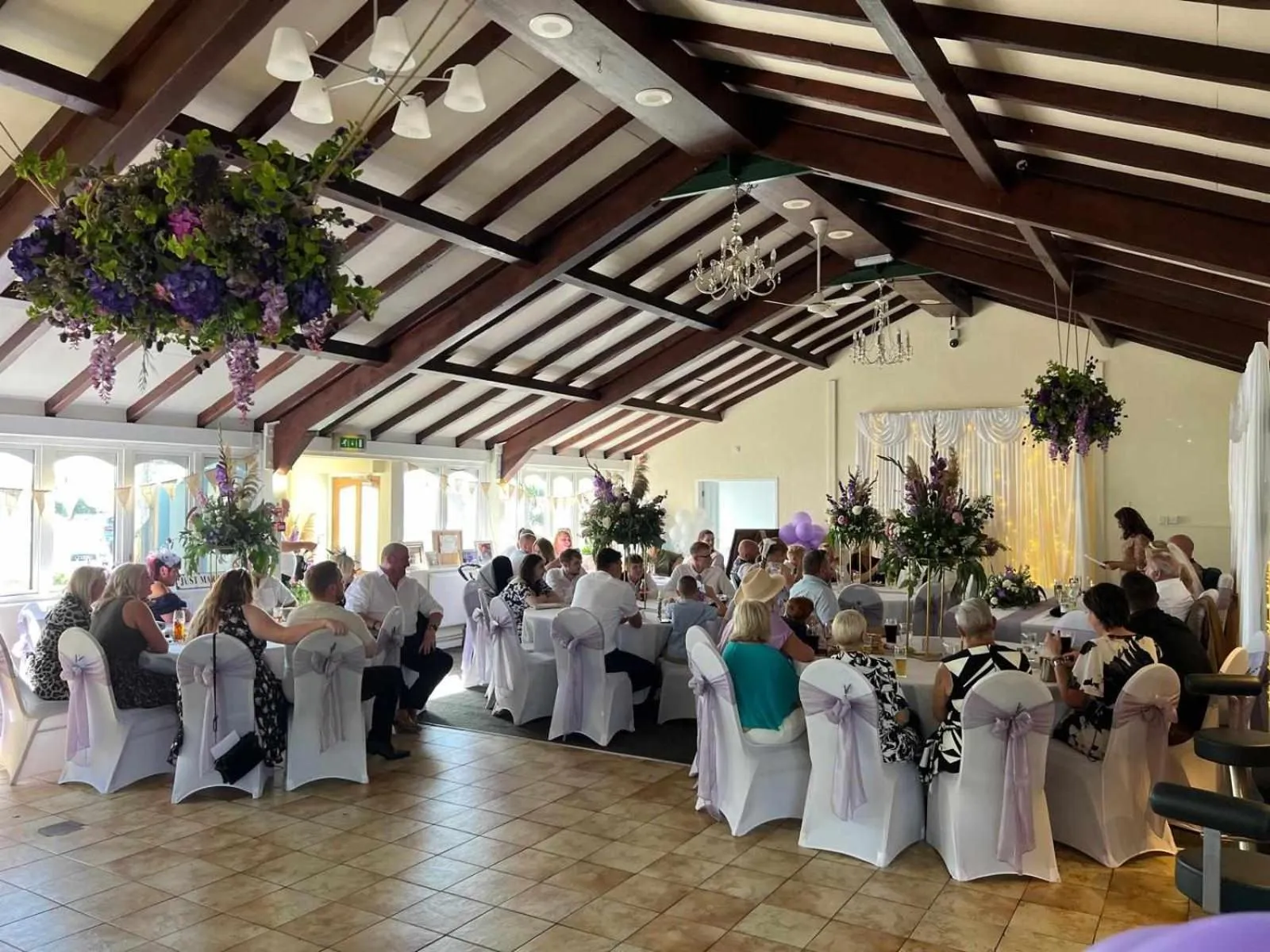 wedding in The Shoulder at Hardstoft