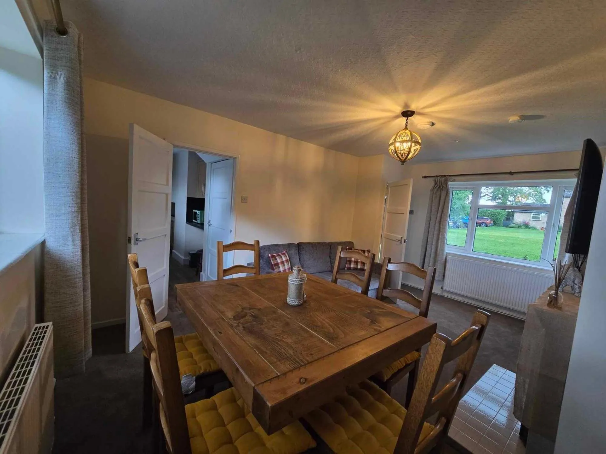 Living room in The Shoulder at Hardstoft