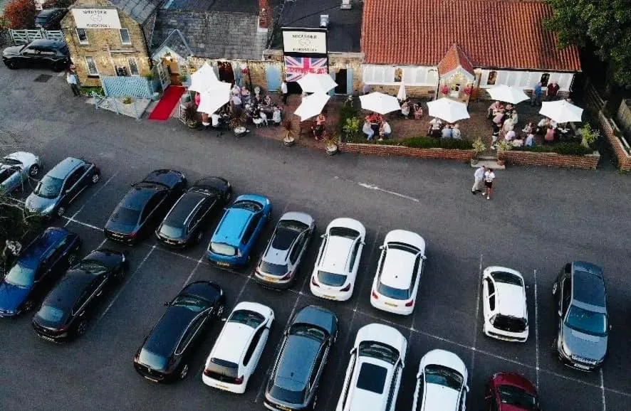 Property building in The Shoulder at Hardstoft