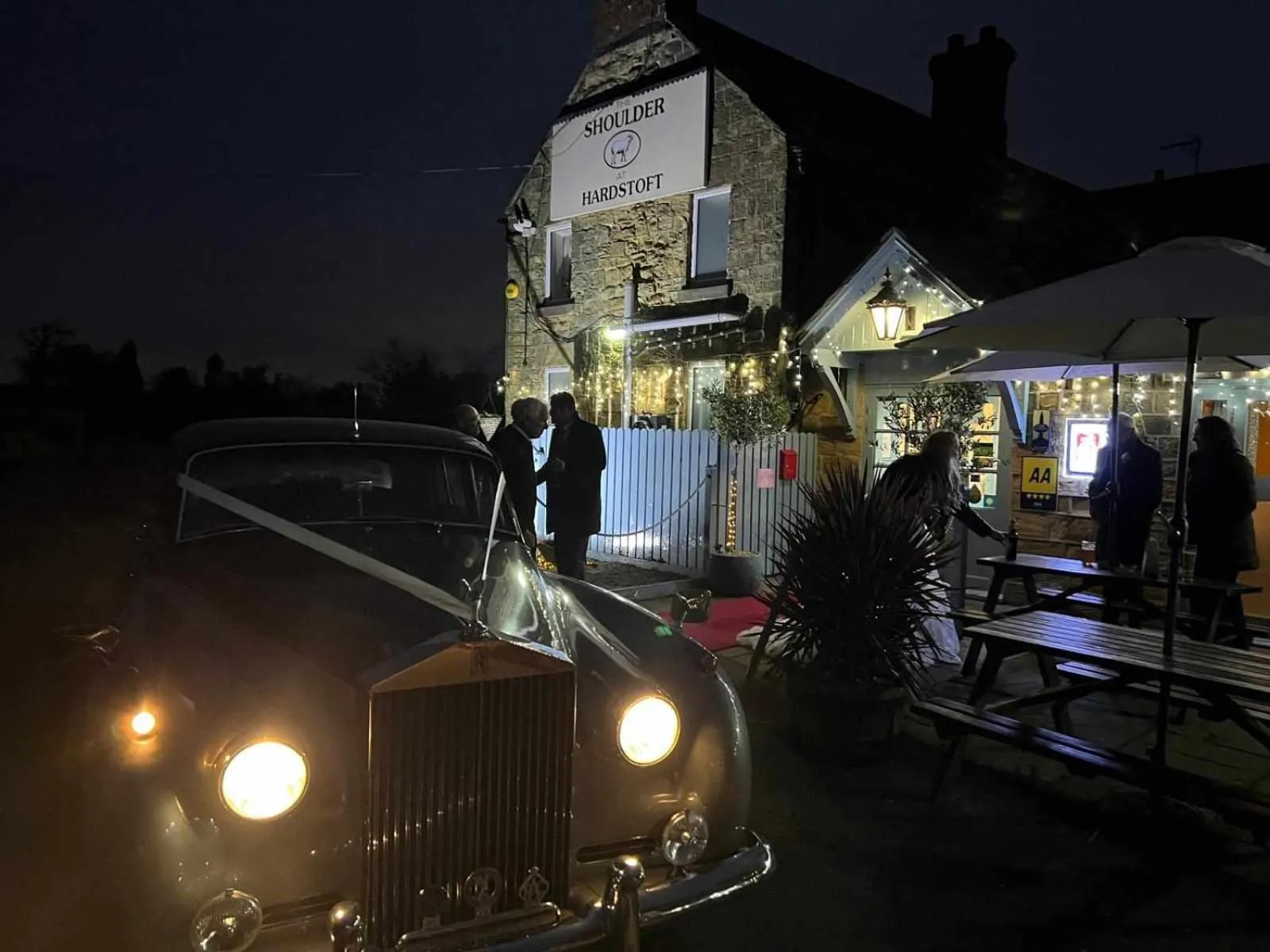 Patio in The Shoulder at Hardstoft