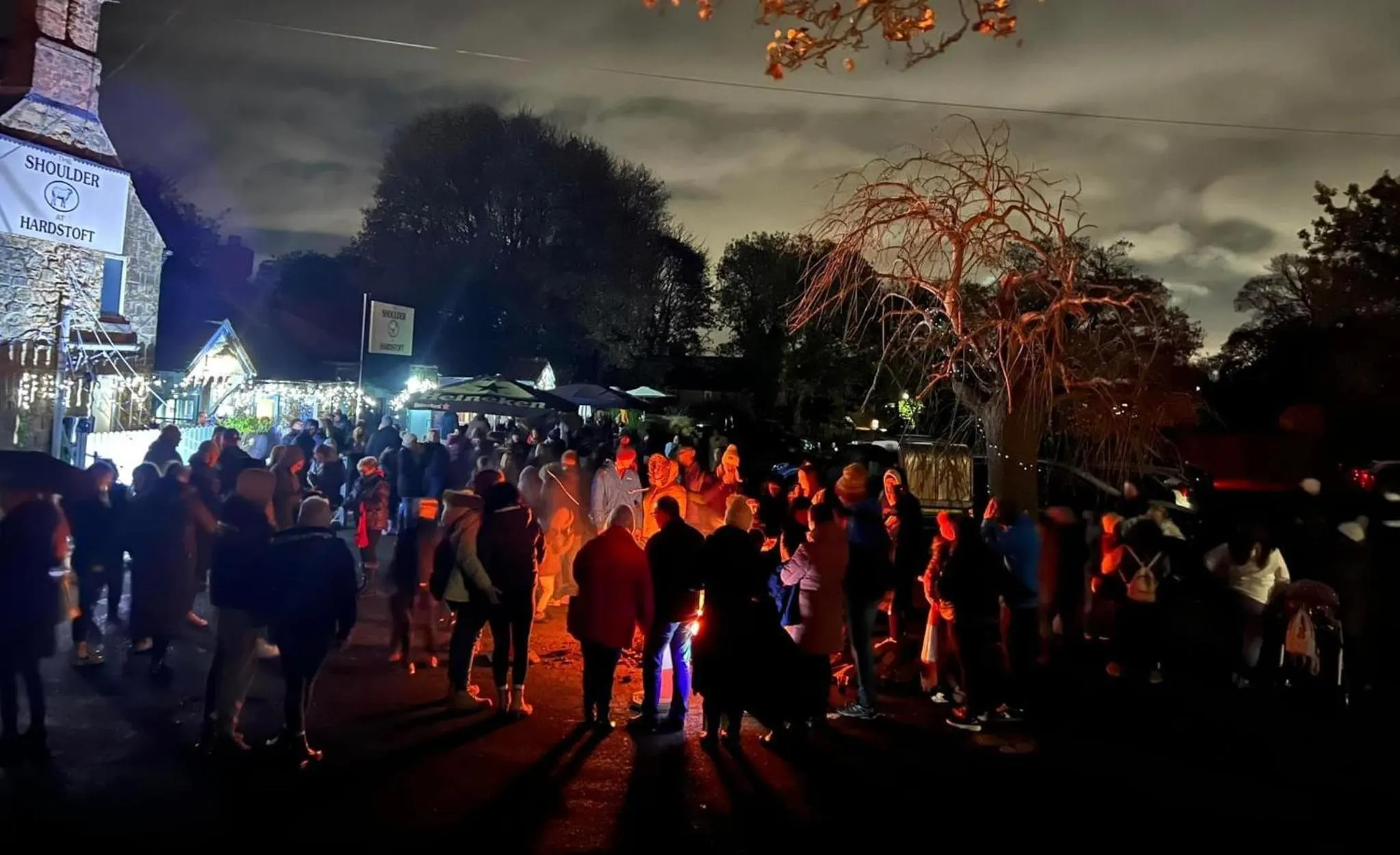 Property building in The Shoulder at Hardstoft