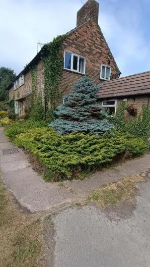 Property building in The Shoulder at Hardstoft