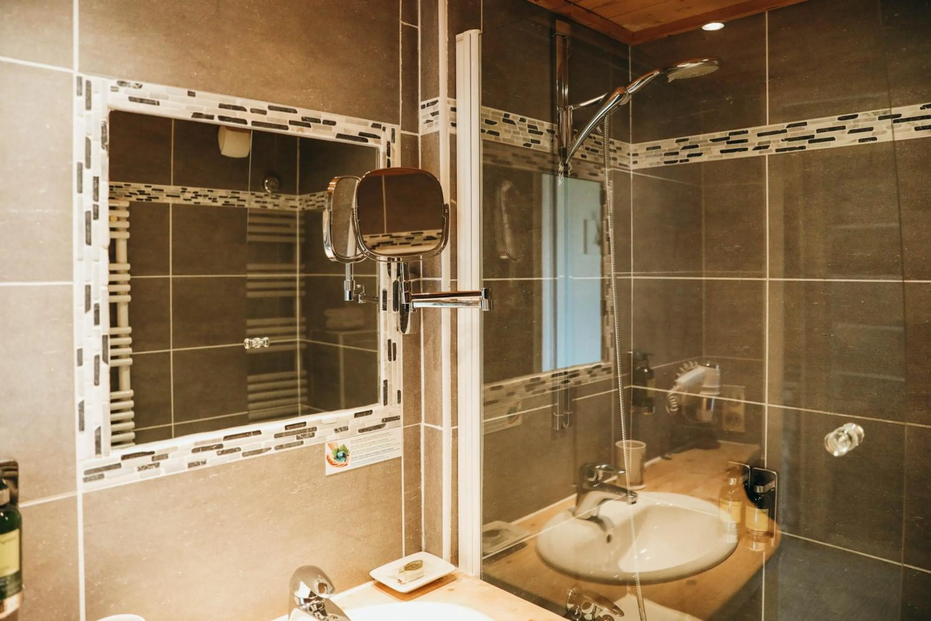 Bathroom in Les Grands Montets Hotel & Spa