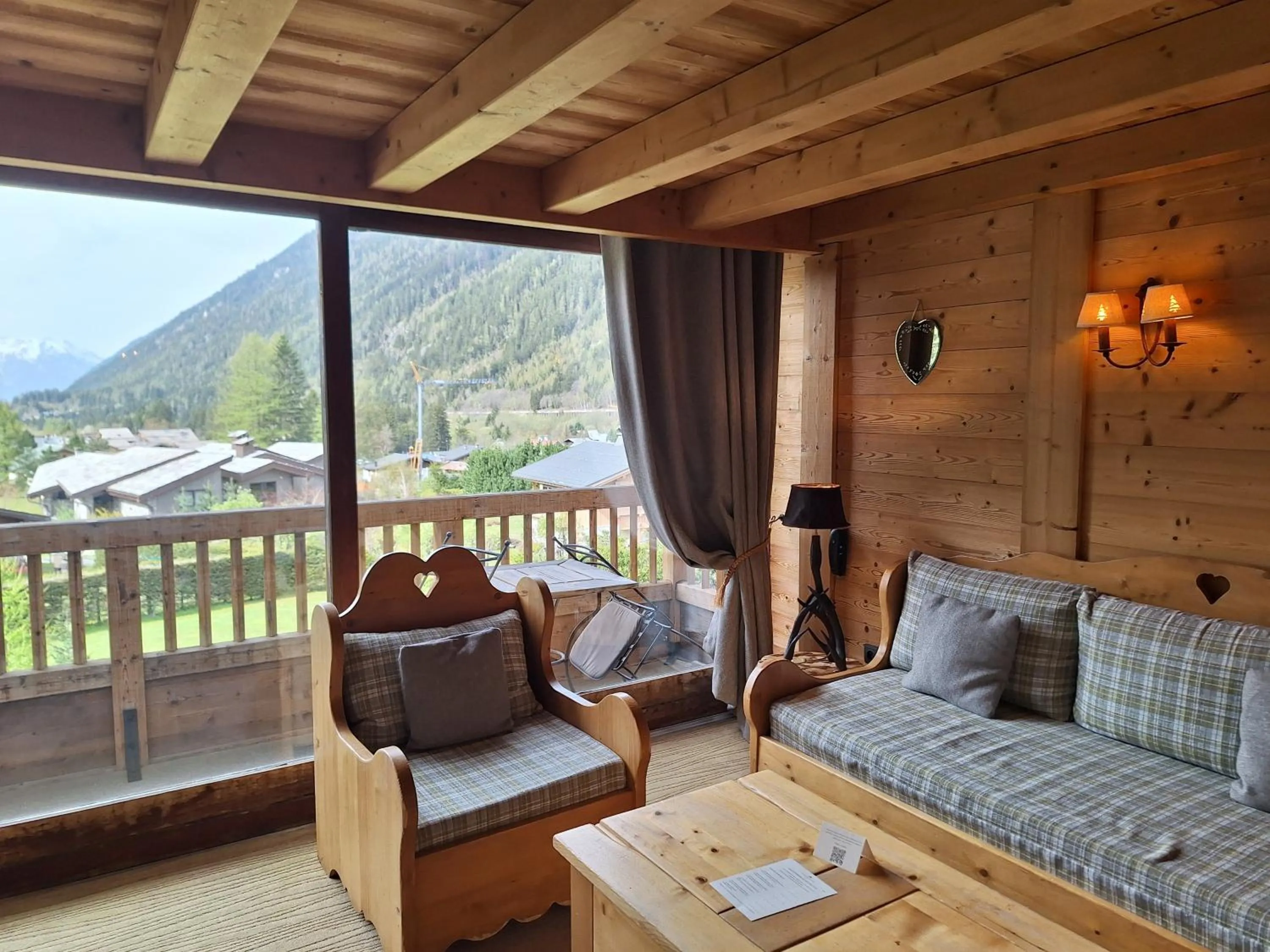 Balcony/Terrace in Les Grands Montets Hotel & Spa