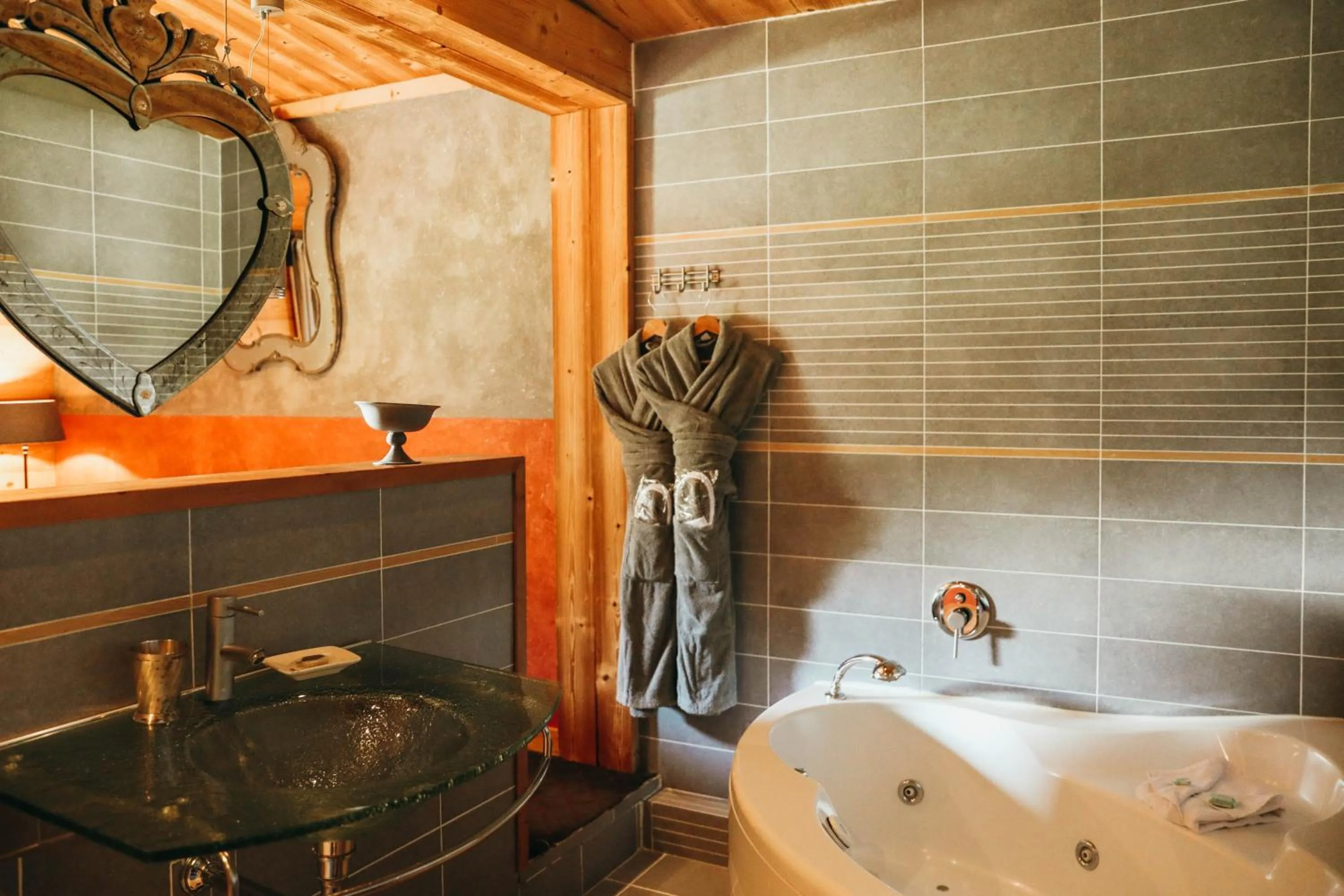 Bathroom in Les Grands Montets Hotel & Spa