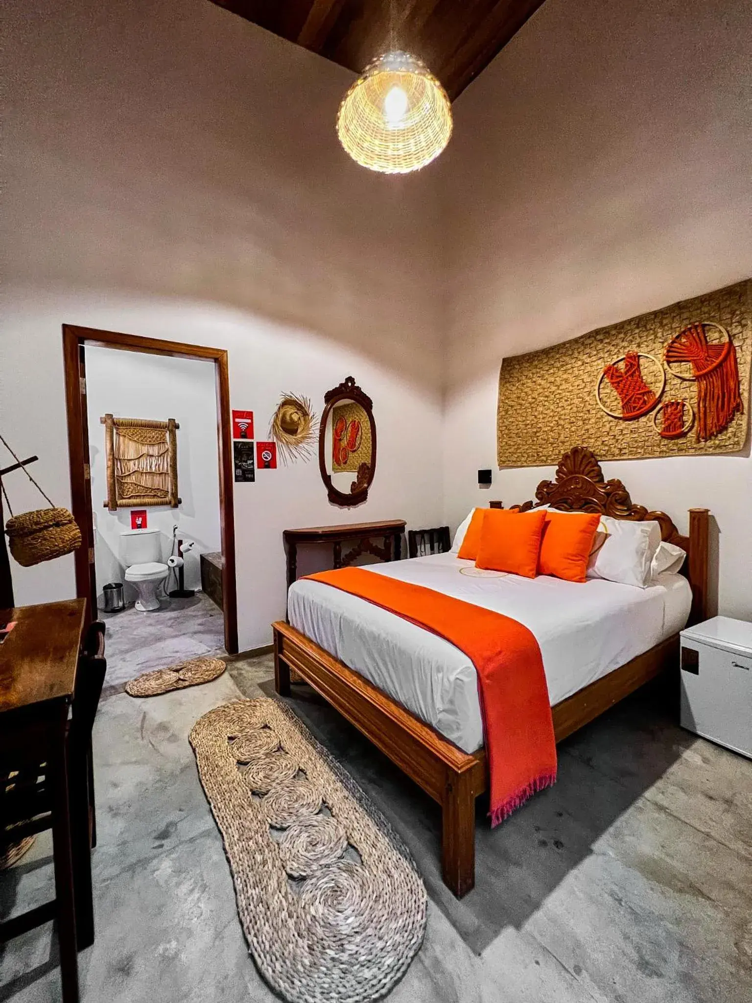 Double Room with Private Bathroom in Pousada Roots - D3 Experience - Préa, CE Double Room with Private Bathroom in Pousada Roots - D3 Experience - Préa, CE