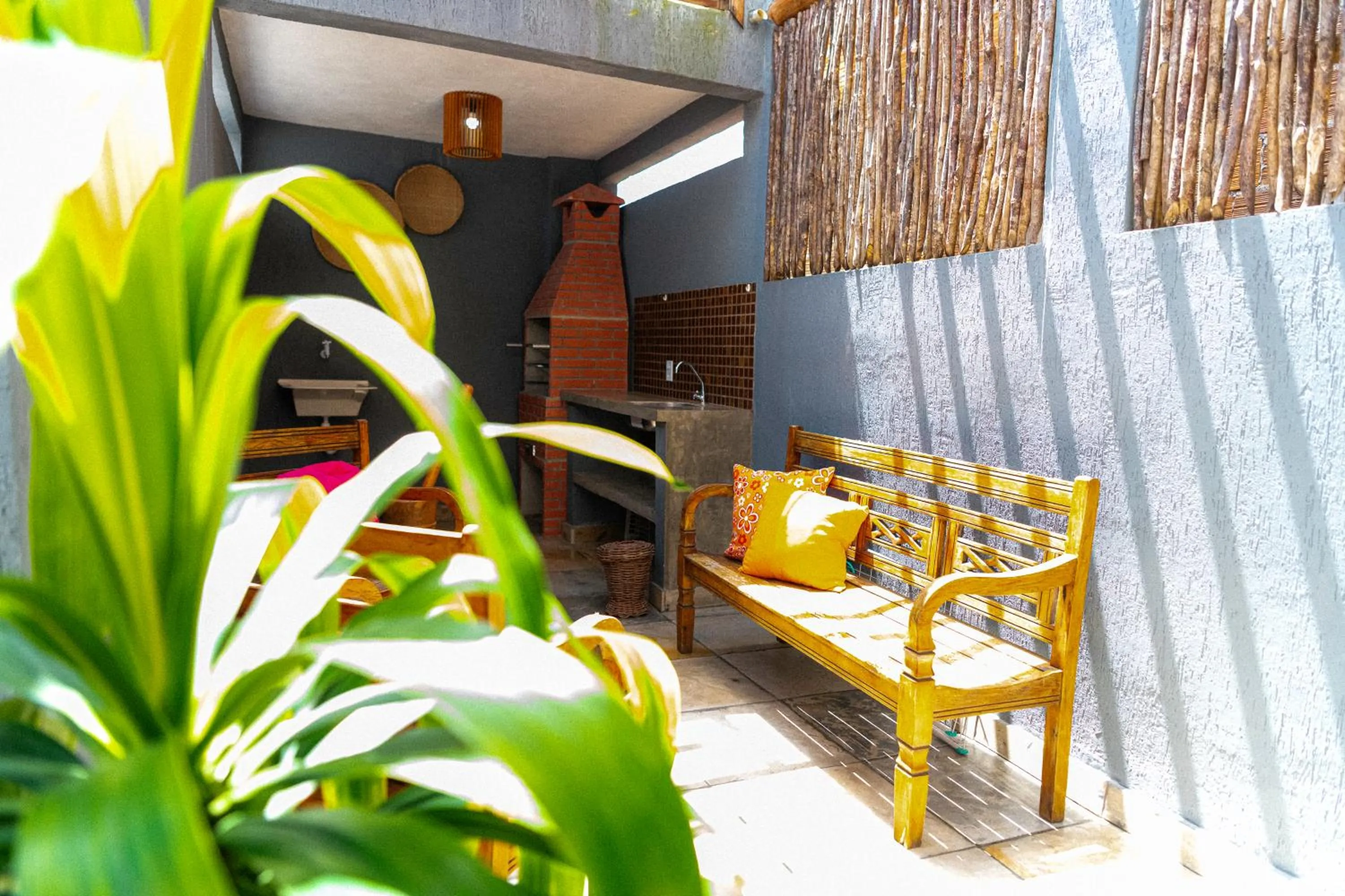 Balcony/Terrace in Pousada Roots - D3 Experience - Préa, CE