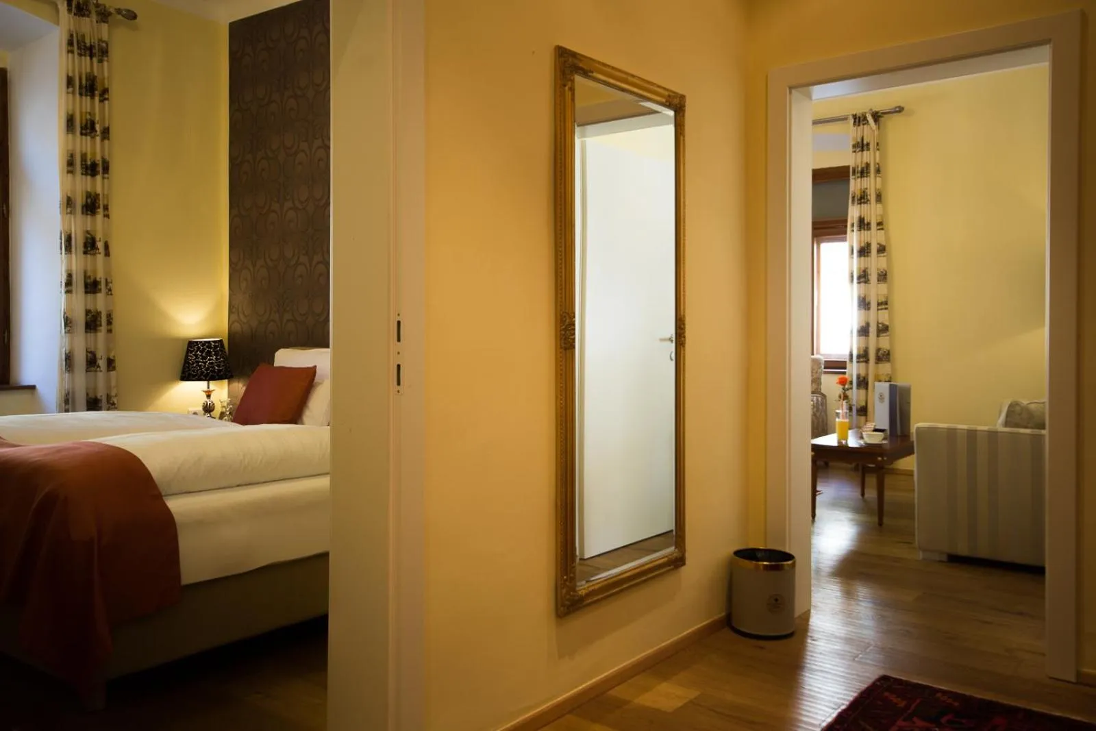 Photo of the whole room, Bed in Seehotel Grüner Baum