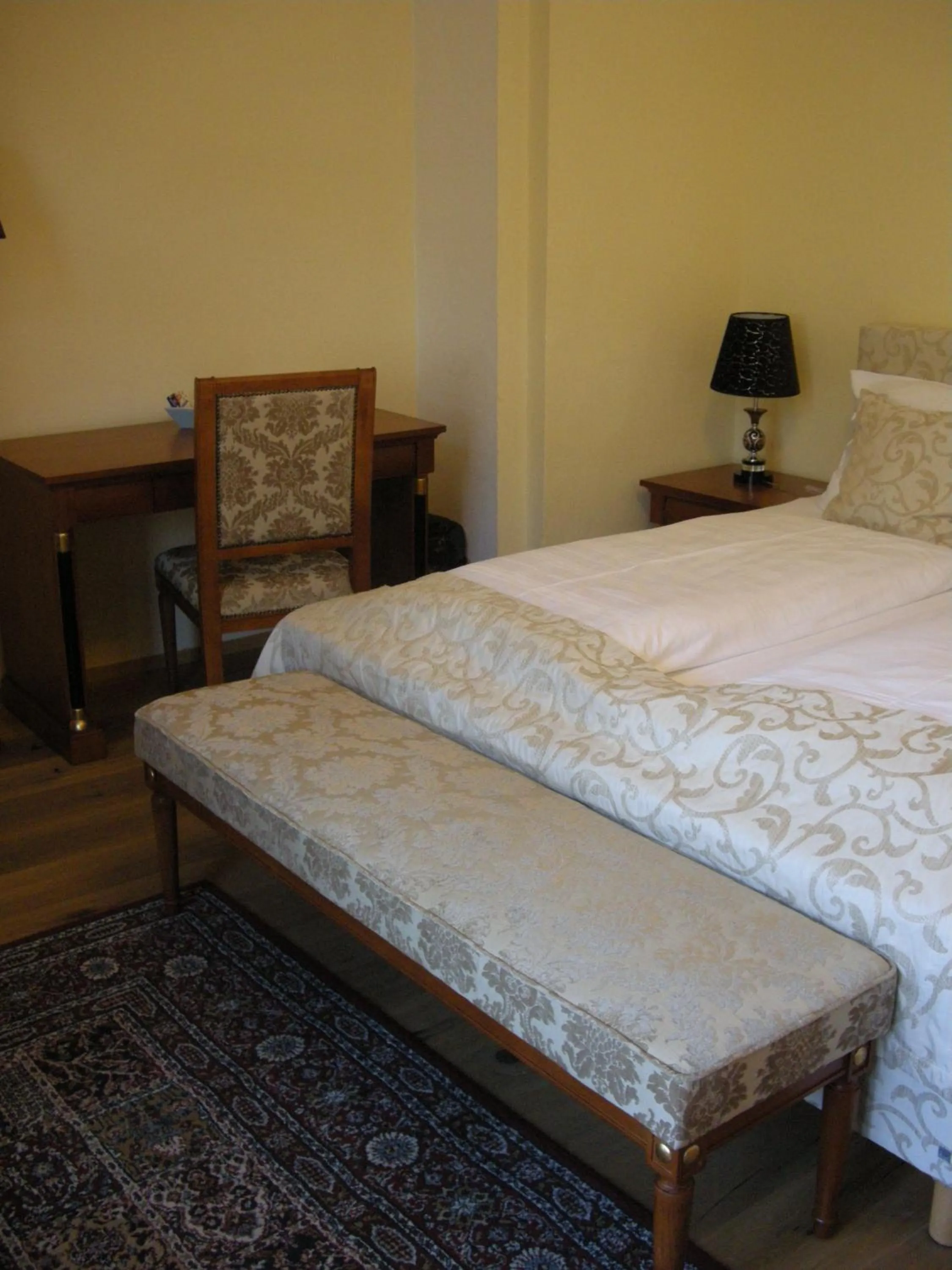 Bed in Seehotel Grüner Baum