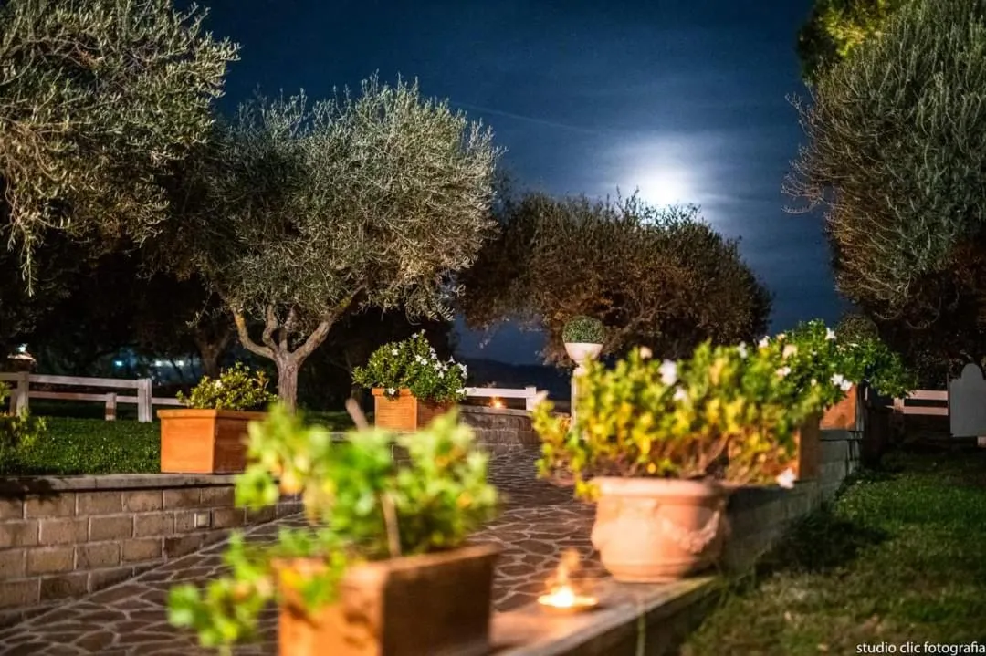 Garden view in La Vista Agriturismo Boutique