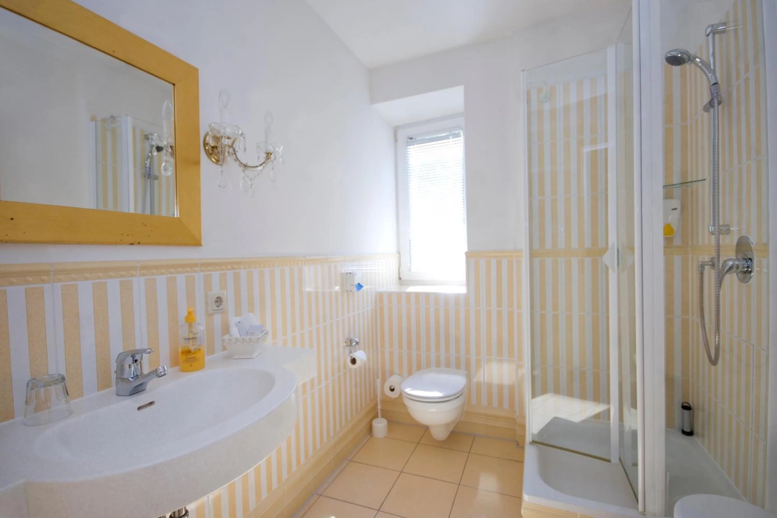Bathroom in Hotel Burgblick, bei Burghausen