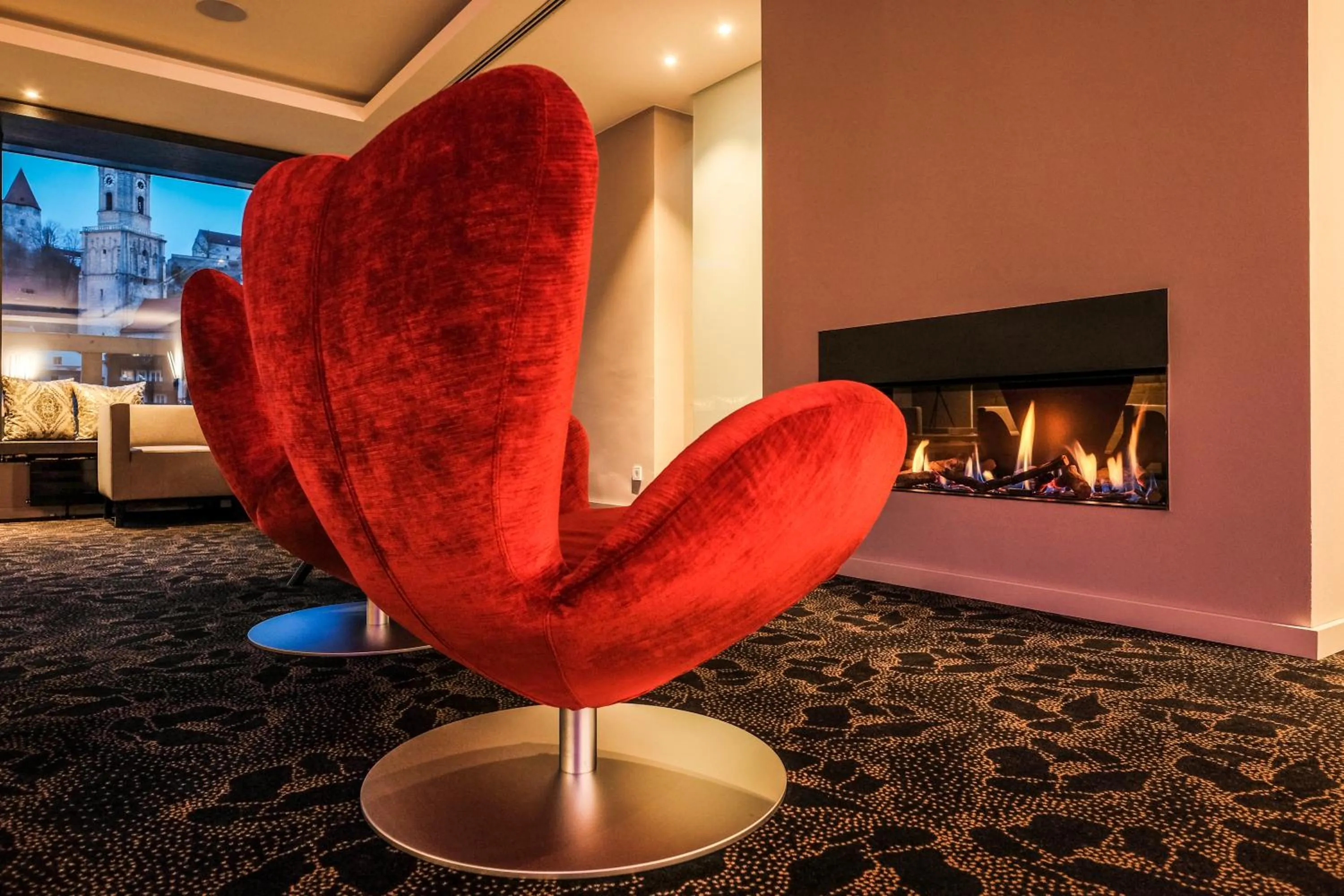 Lounge or bar in Hotel Burgblick, bei Burghausen