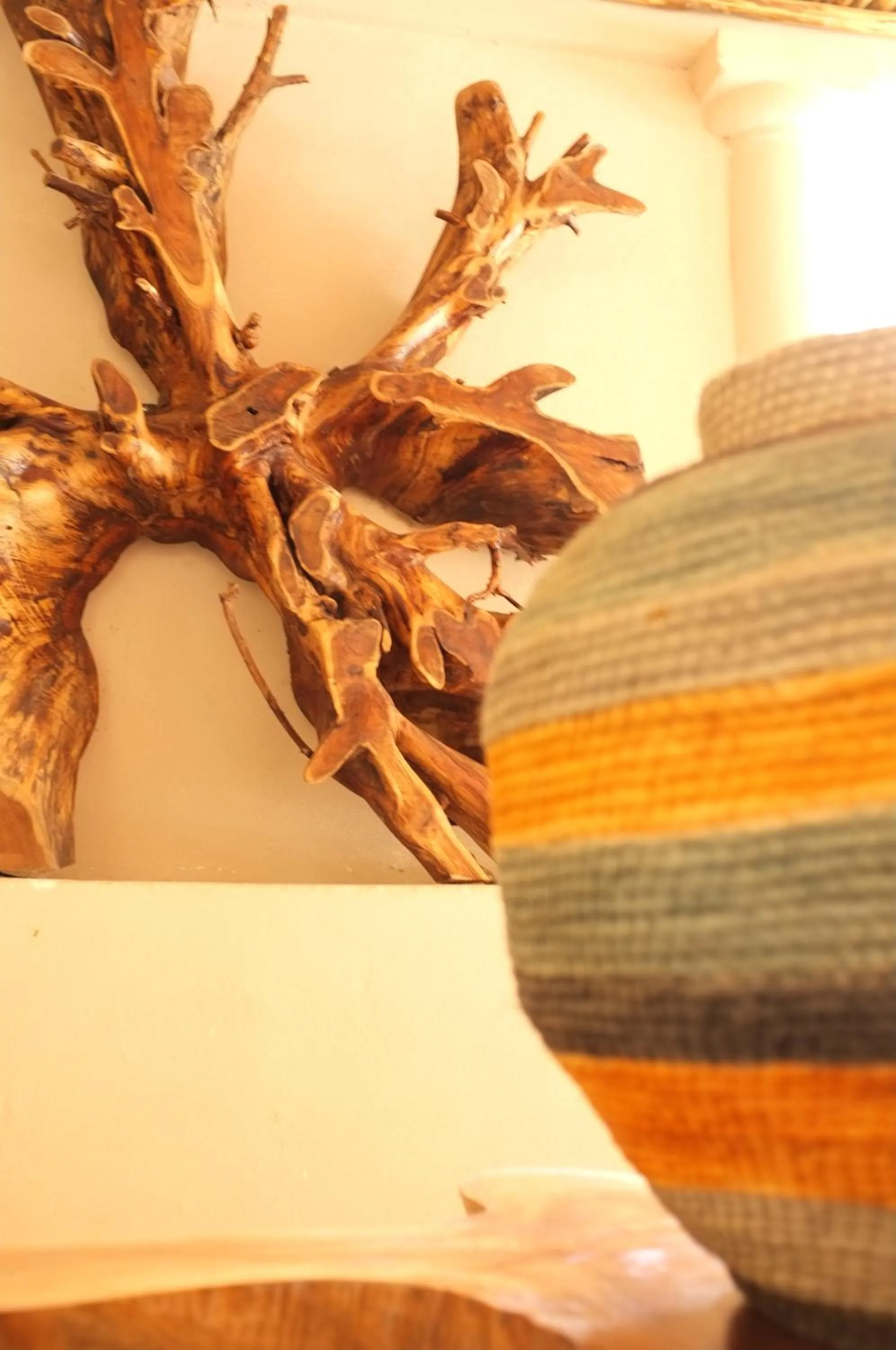 Living room in Hotel Circulo Bacalar