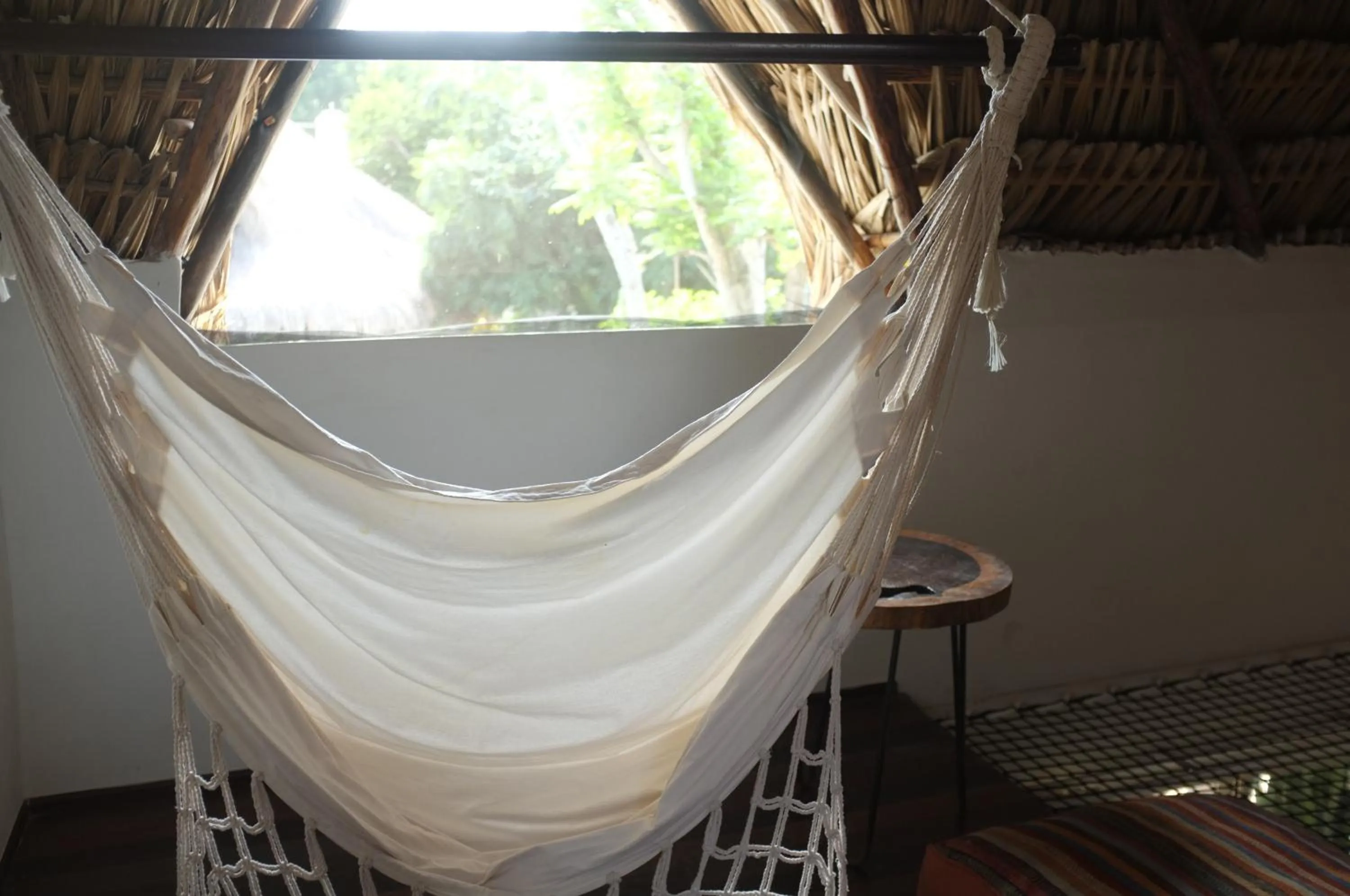 Living room in Hotel Circulo Bacalar