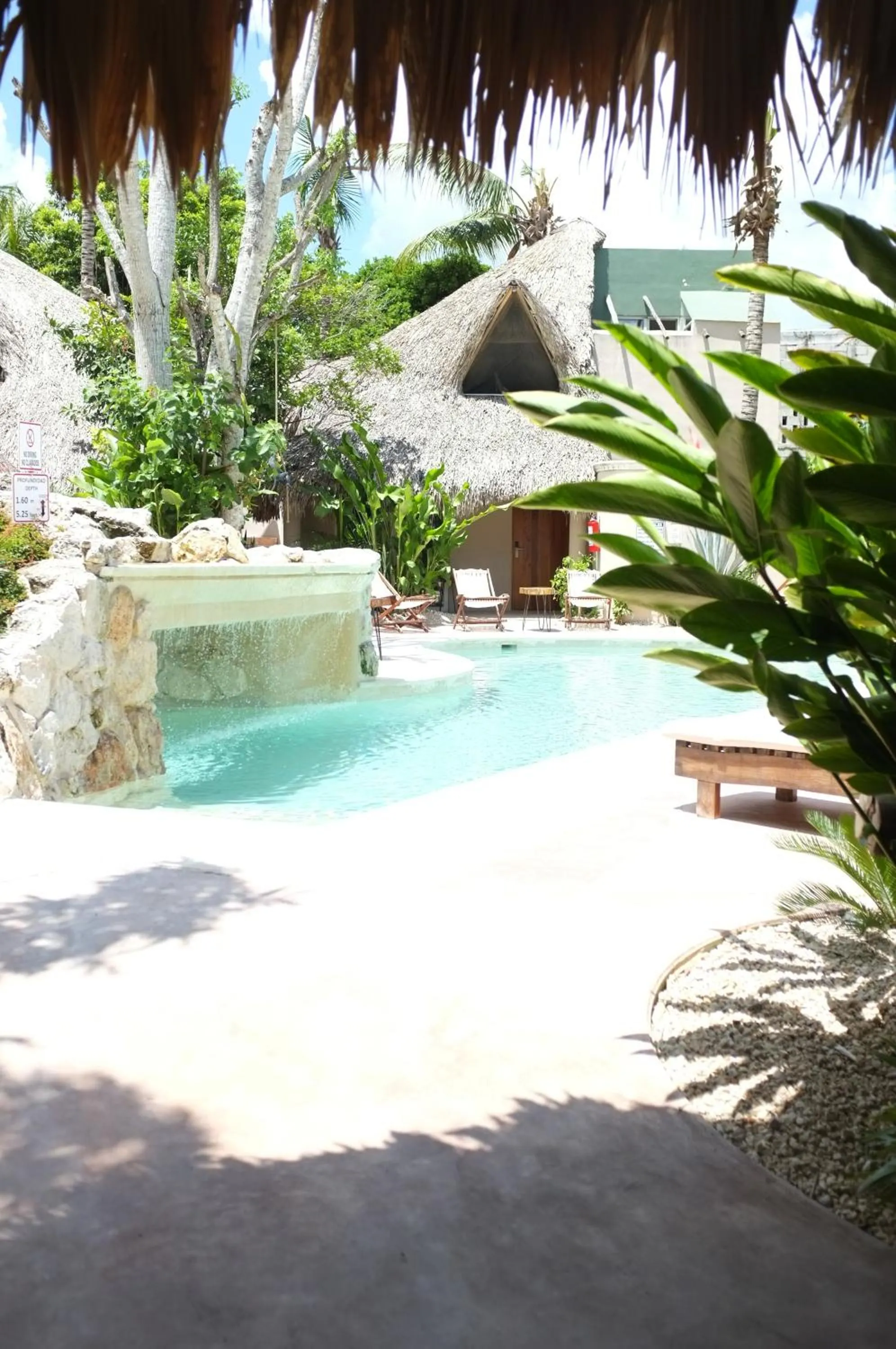 Natural landscape in Hotel Circulo Bacalar