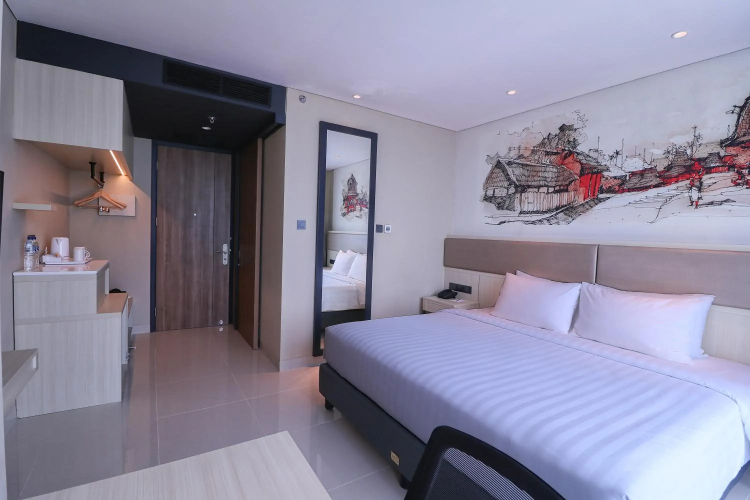 Deluxe King Room in Prime Park Hotel & Convention Lombok Deluxe King Room in Prime Park Hotel & Convention Lombok