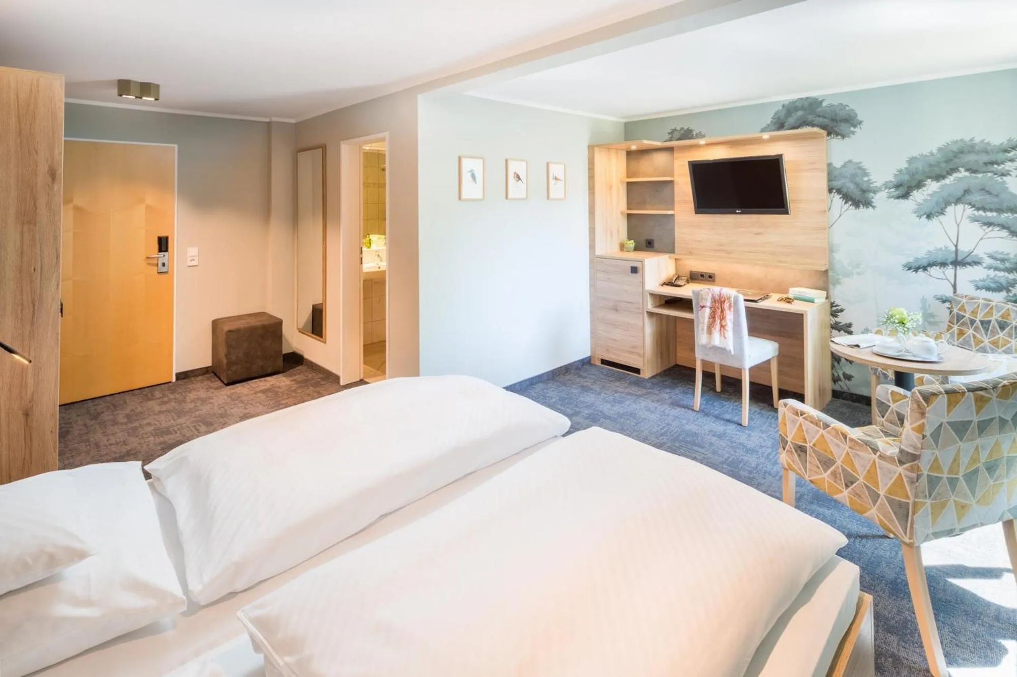 Photo of the whole room, Bed in Romantik Hotel Waldschlösschen