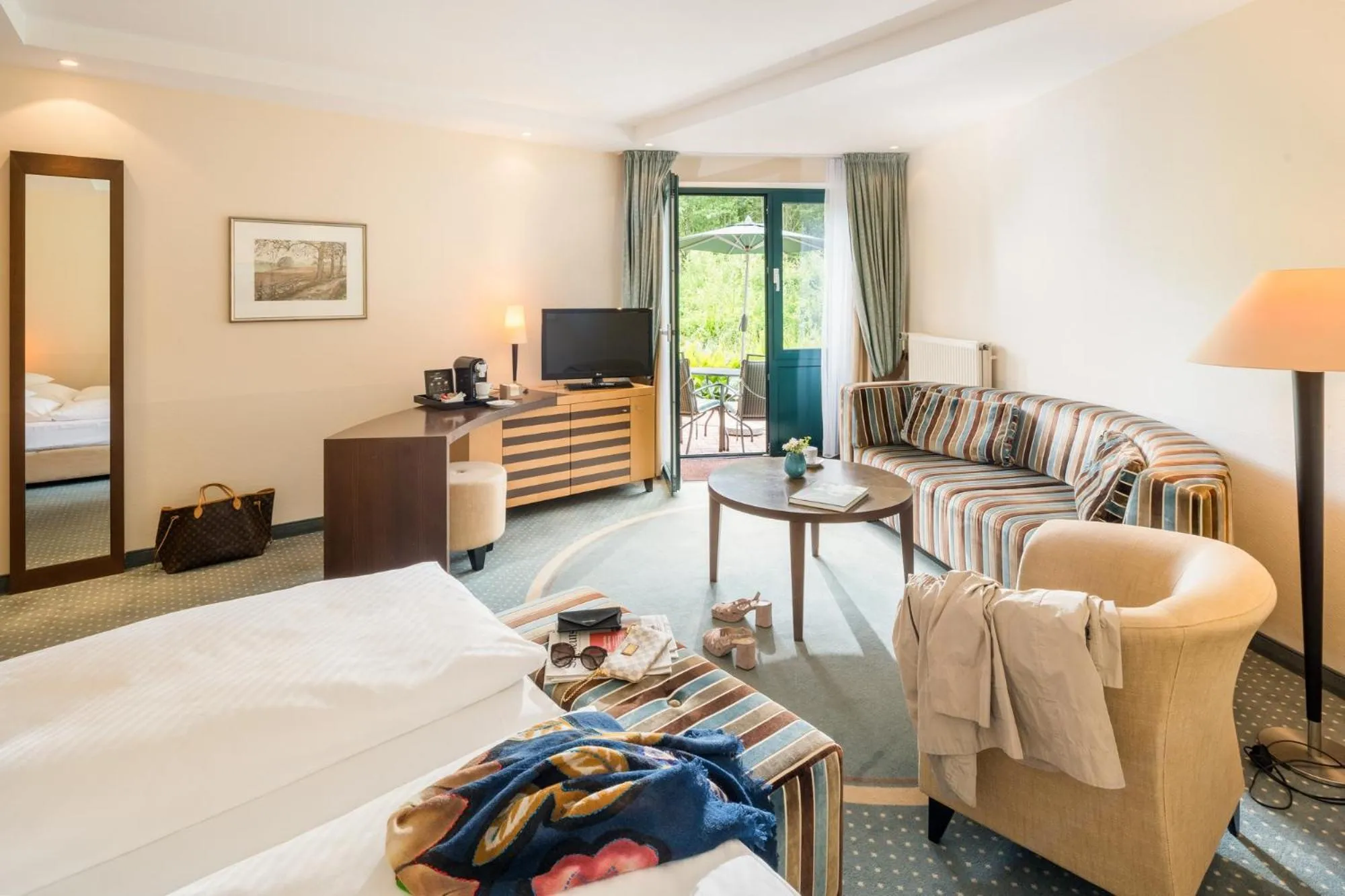 Photo of the whole room, Bed in Romantik Hotel Waldschlösschen