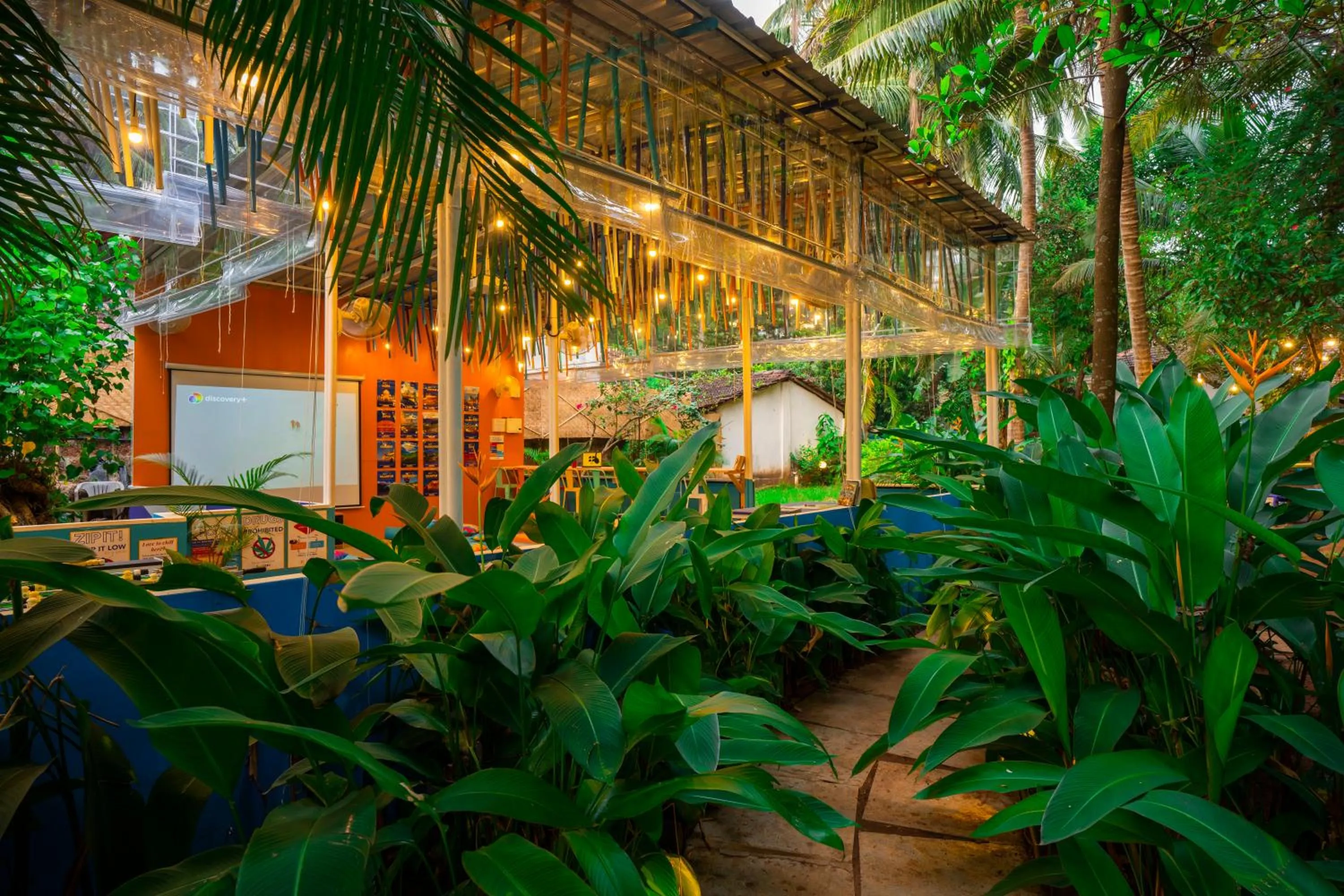 Garden view in goSTOPS Lite Goa, Calangute