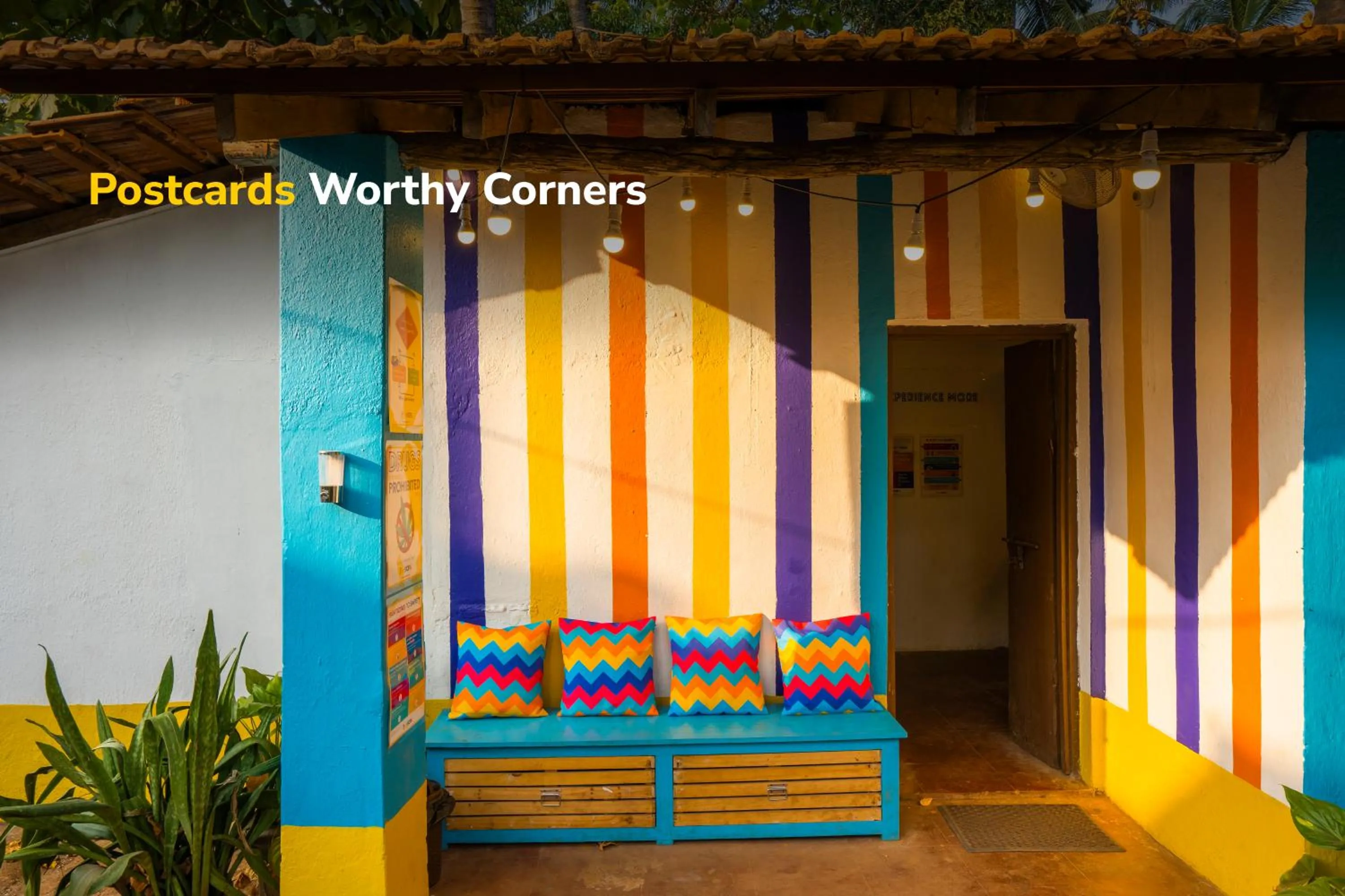 Facade/entrance in goSTOPS Lite Goa, Calangute