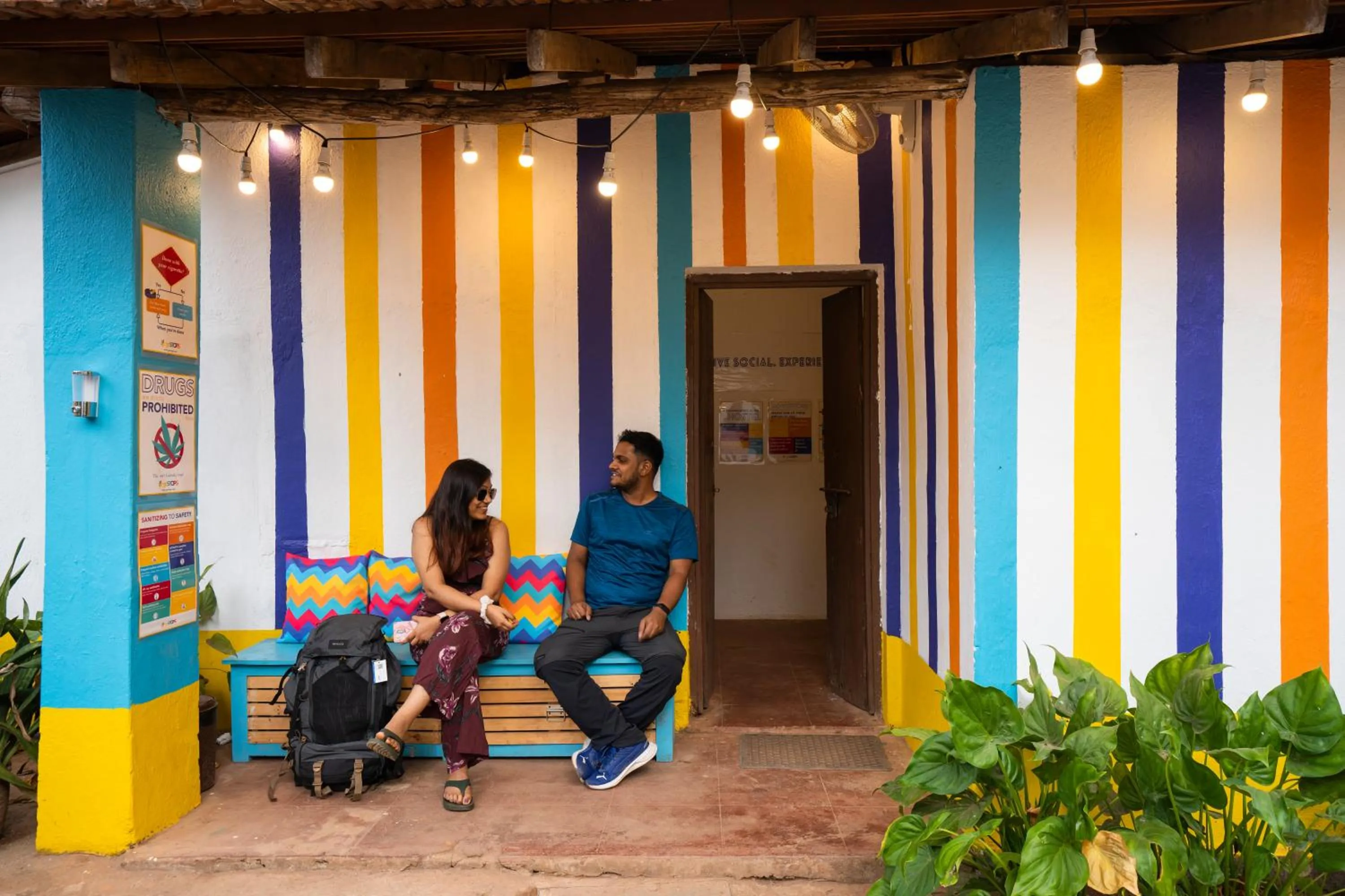 Facade/entrance in goSTOPS Lite Goa, Calangute