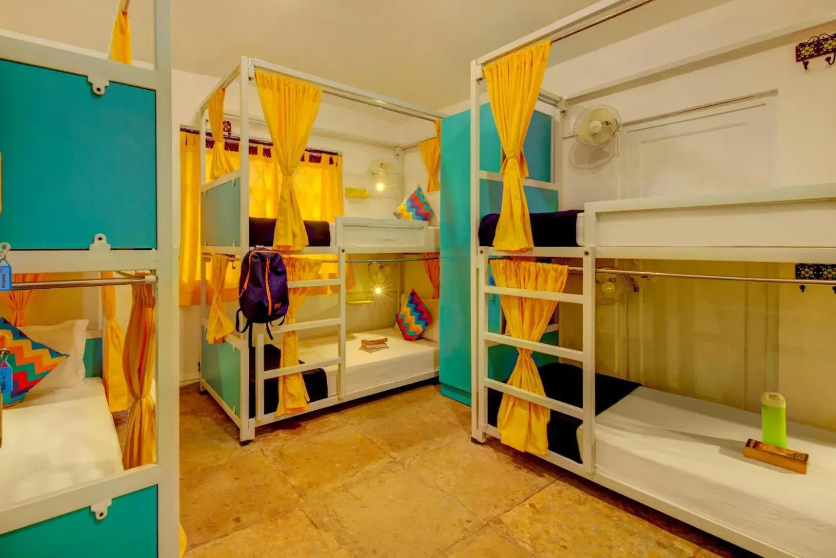 Bed in 4 Bed Mixed AC Dormitory Room with Shared Bathroom in goSTOPS Lite Goa, Calangute Bed in 4 Bed Mixed AC Dormitory Room with Shared Bathroom in goSTOPS Lite Goa, Calangute