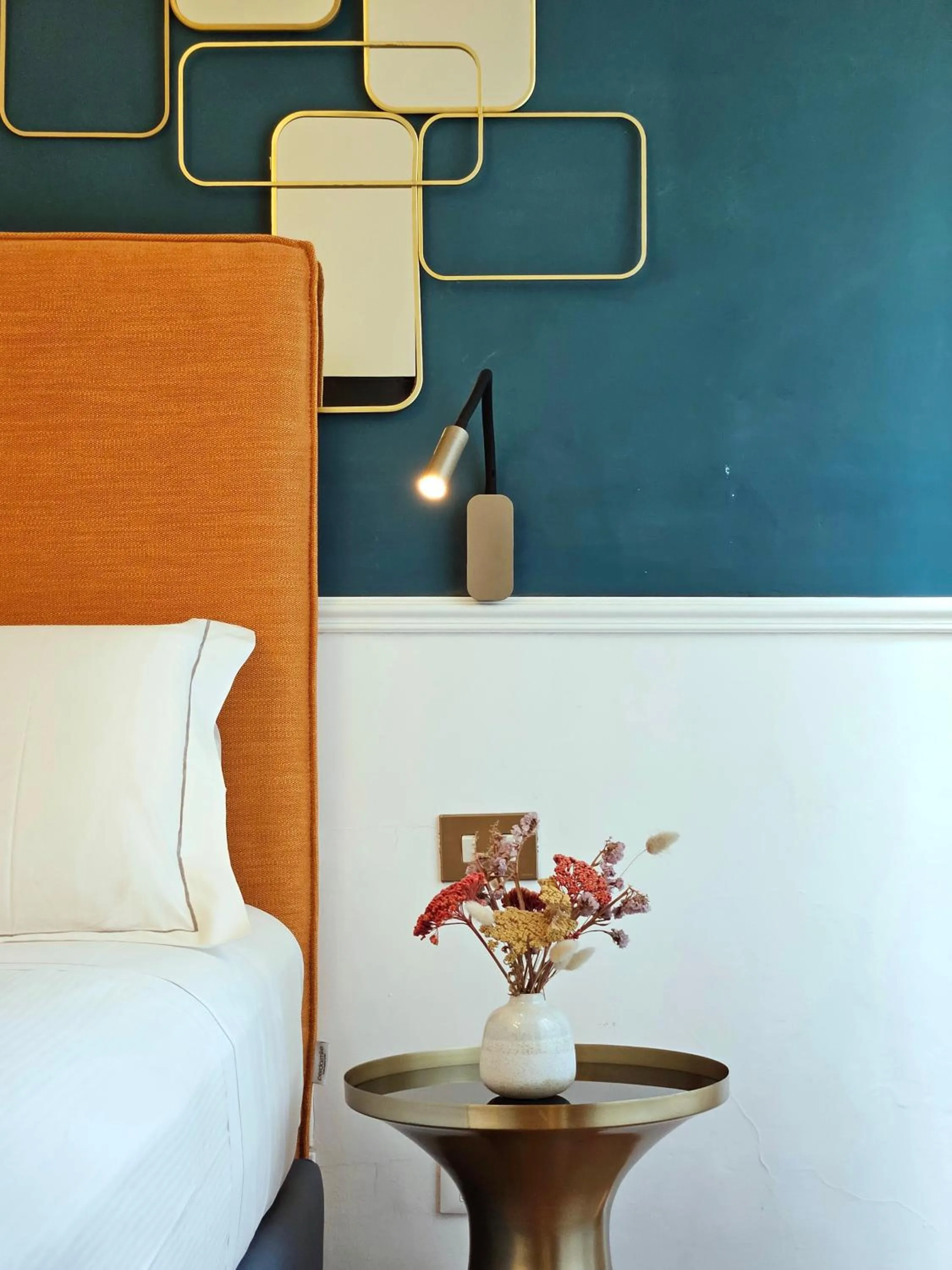 Decorative detail, Bed in SPIRIT OF FLORENCE Boutique Rooms