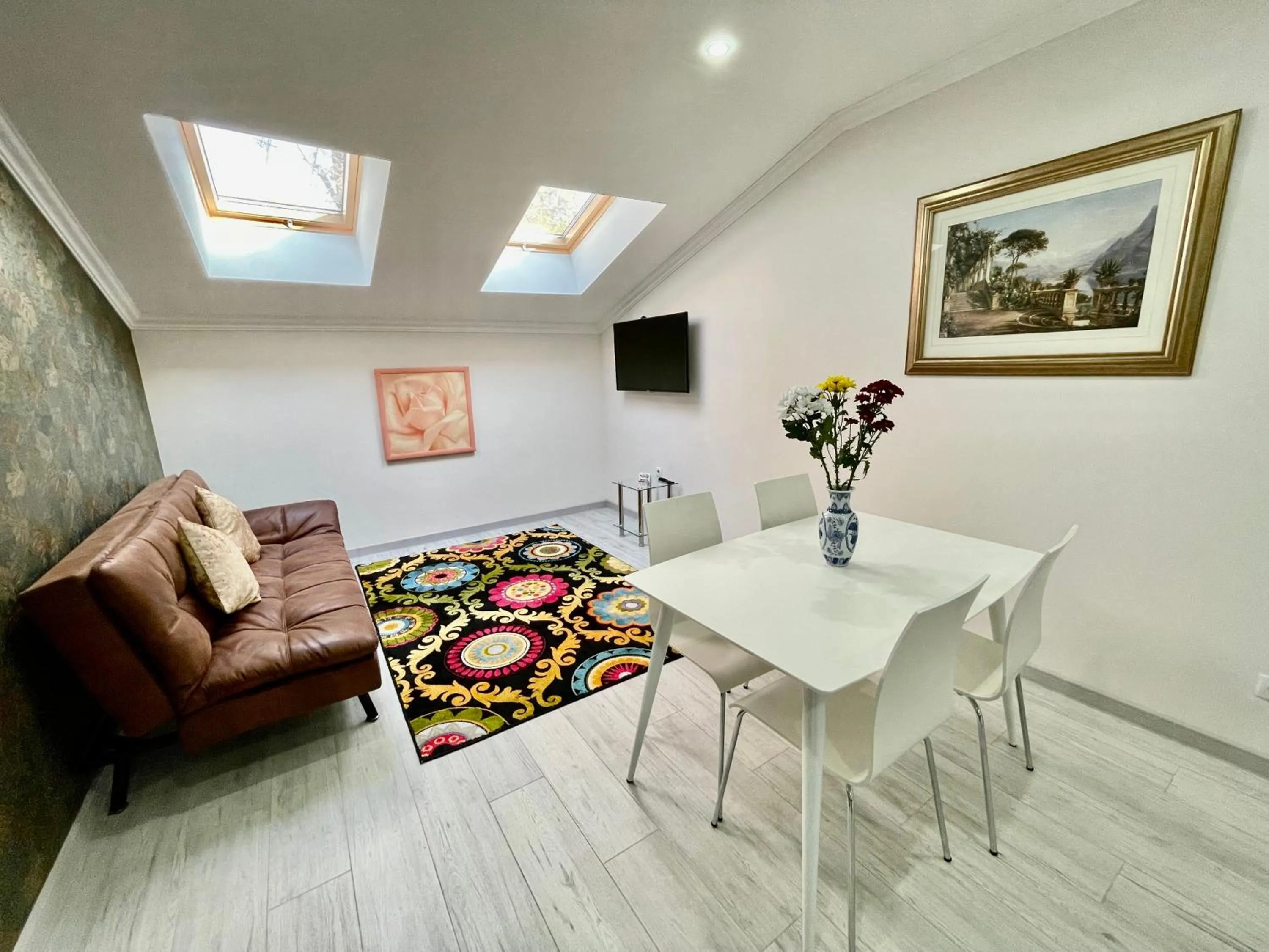 Living room in Premier City Apart Hotel Chisinau