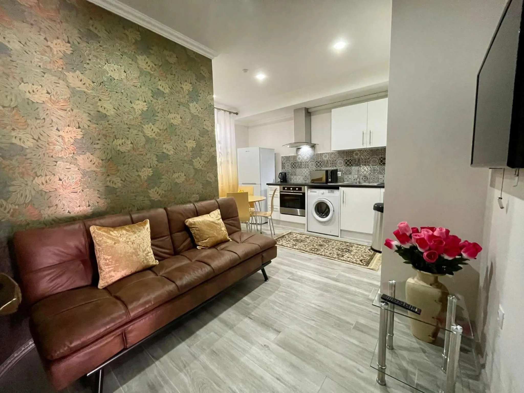 Living room in Premier City Apart Hotel Chisinau