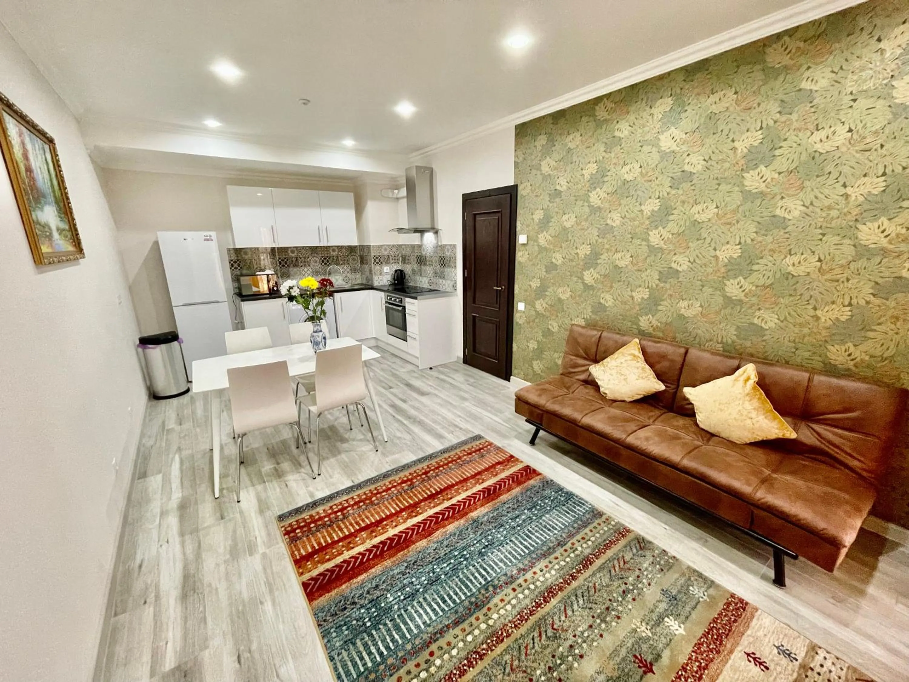 Living room in Premier City Apart Hotel Chisinau