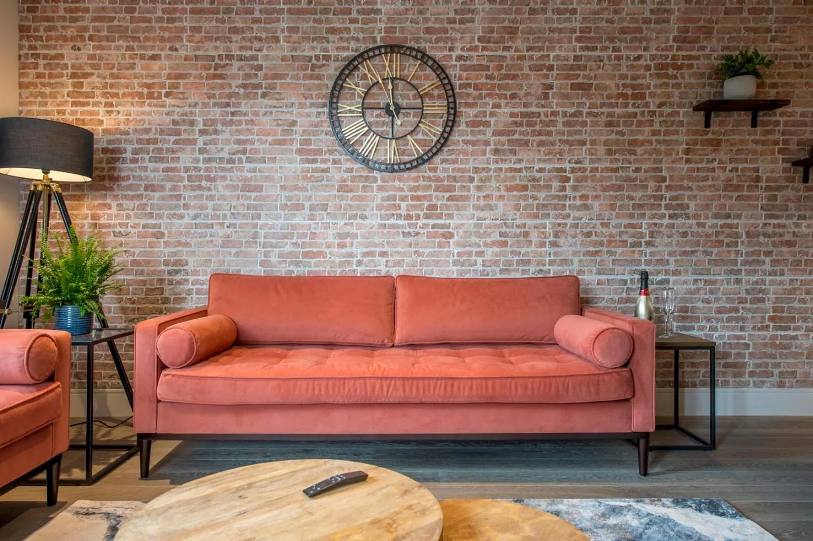 Living room in The Quadrant - The Botanical Suite
