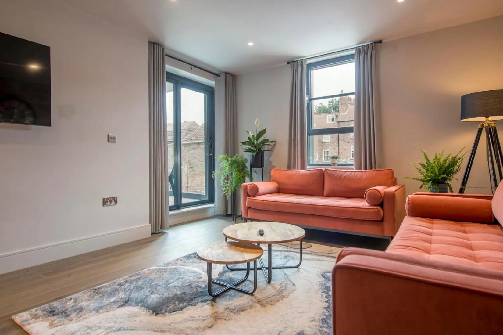 Living room in The Quadrant - The Botanical Suite